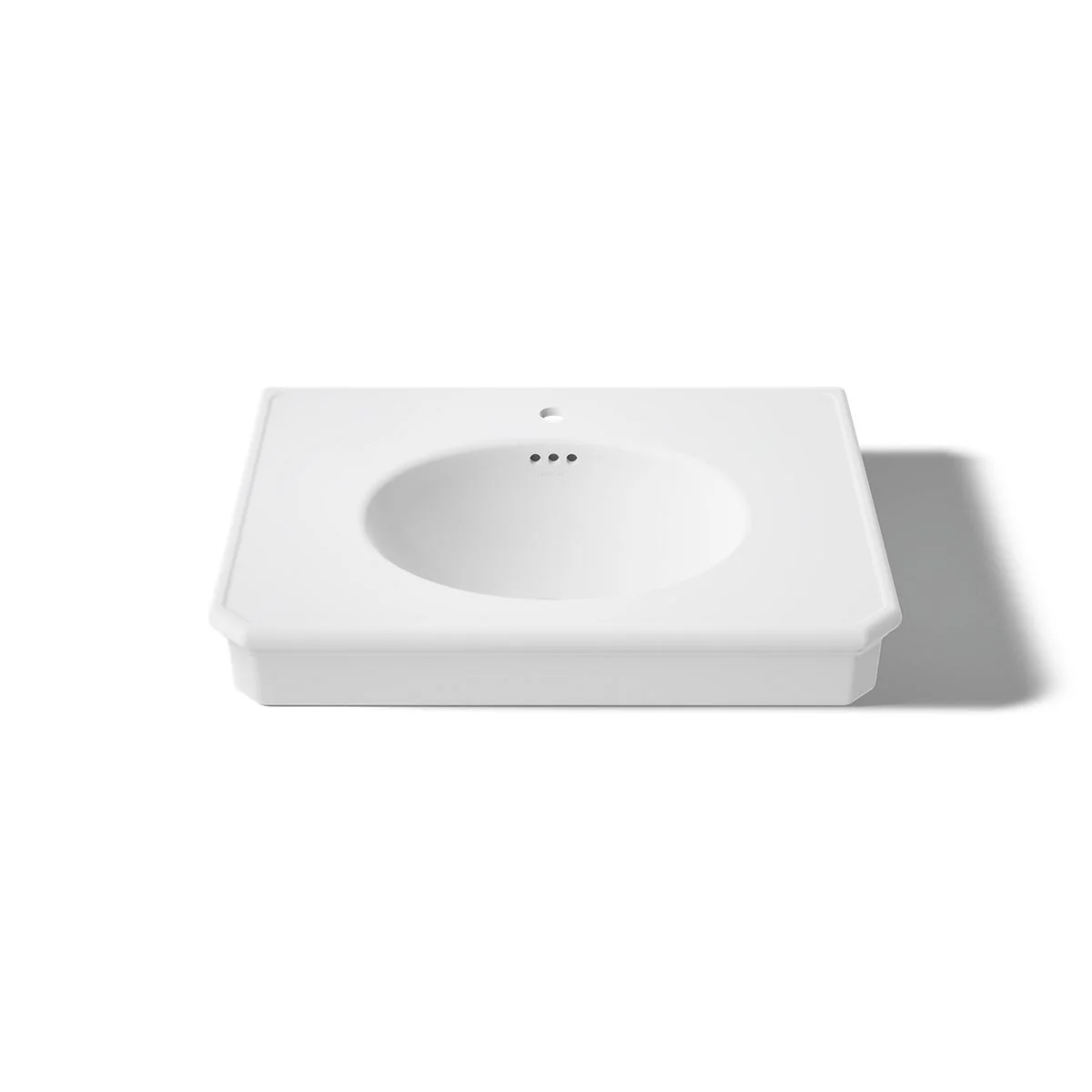 KOHLER K-38225-1 Claude 30" rectangular pedestal/console table bathroom sink - Image 8