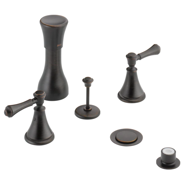 Delta Cassidy:H297 Metal Lever Handle Set - Deck Mount Bathroom & Bidet - Image 10