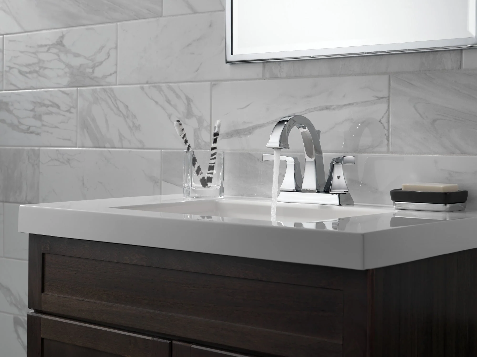 Delta Dryden:2551 Two Handle Centerset Bathroom Faucet - Image 14