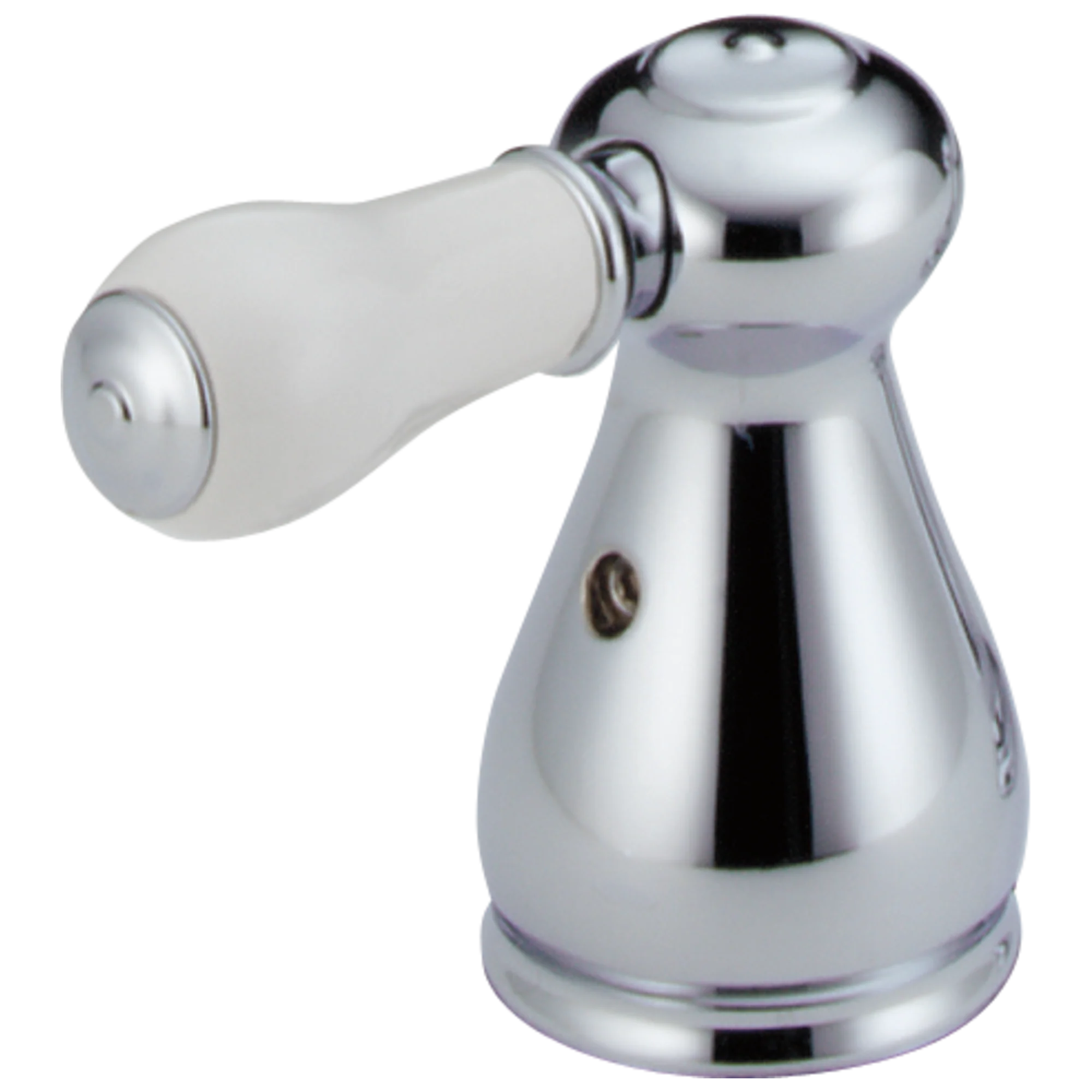 Delta Leland:H277 Porcelain Lever Handle Set - Bathroom