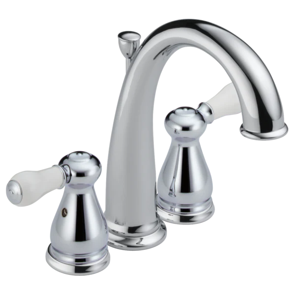 Delta Leland:H277 Porcelain Lever Handle Set - Bathroom - Image 10