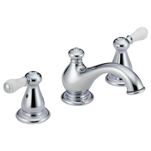 Delta Leland:H277 Porcelain Lever Handle Set - Bathroom - Image 12