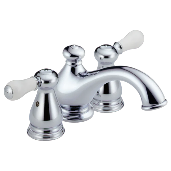 Delta Leland:H277 Porcelain Lever Handle Set - Bathroom - Image 9