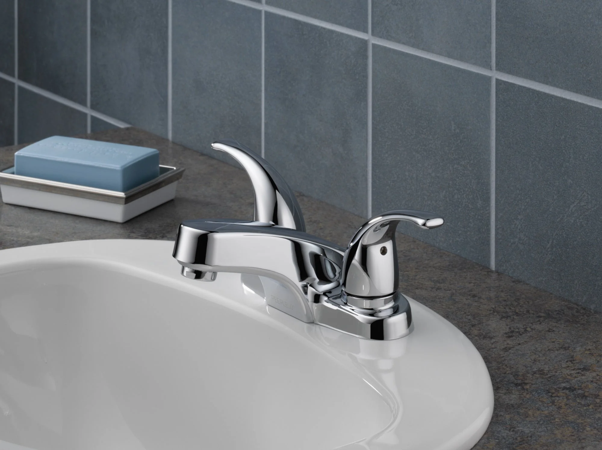 Delta Peerless Core:P299628LF Two Handle Bathroom Faucet - Image 4