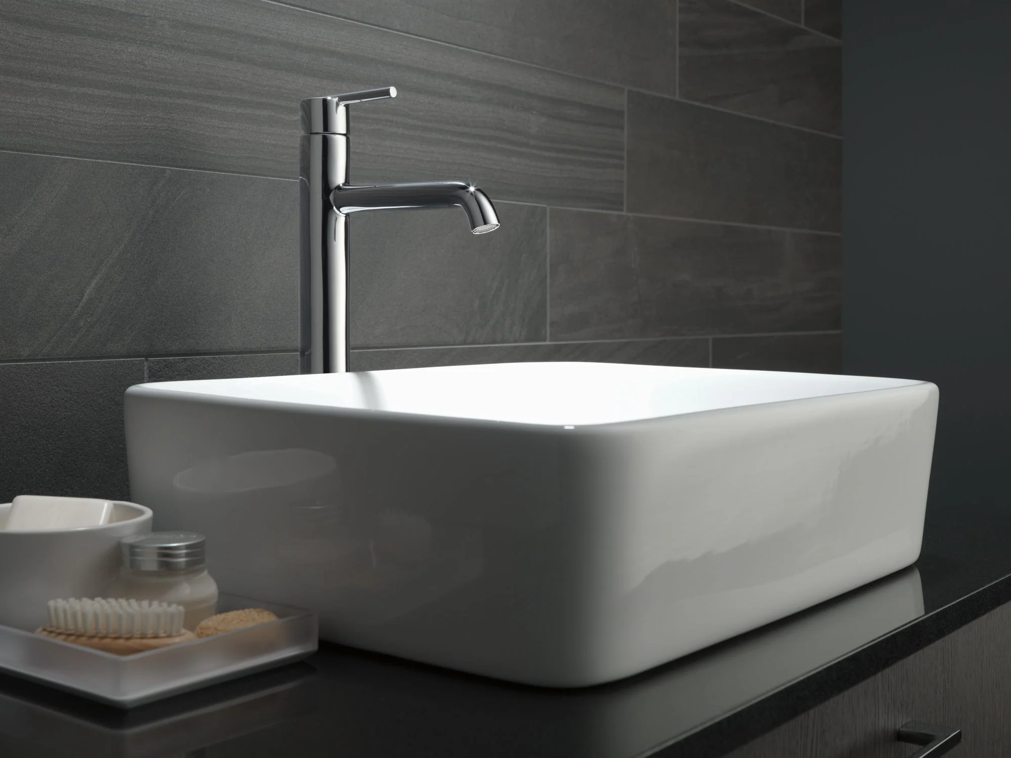 Delta Trinsic:759 Single Handle Vessel Bathroom Faucet - Image 18