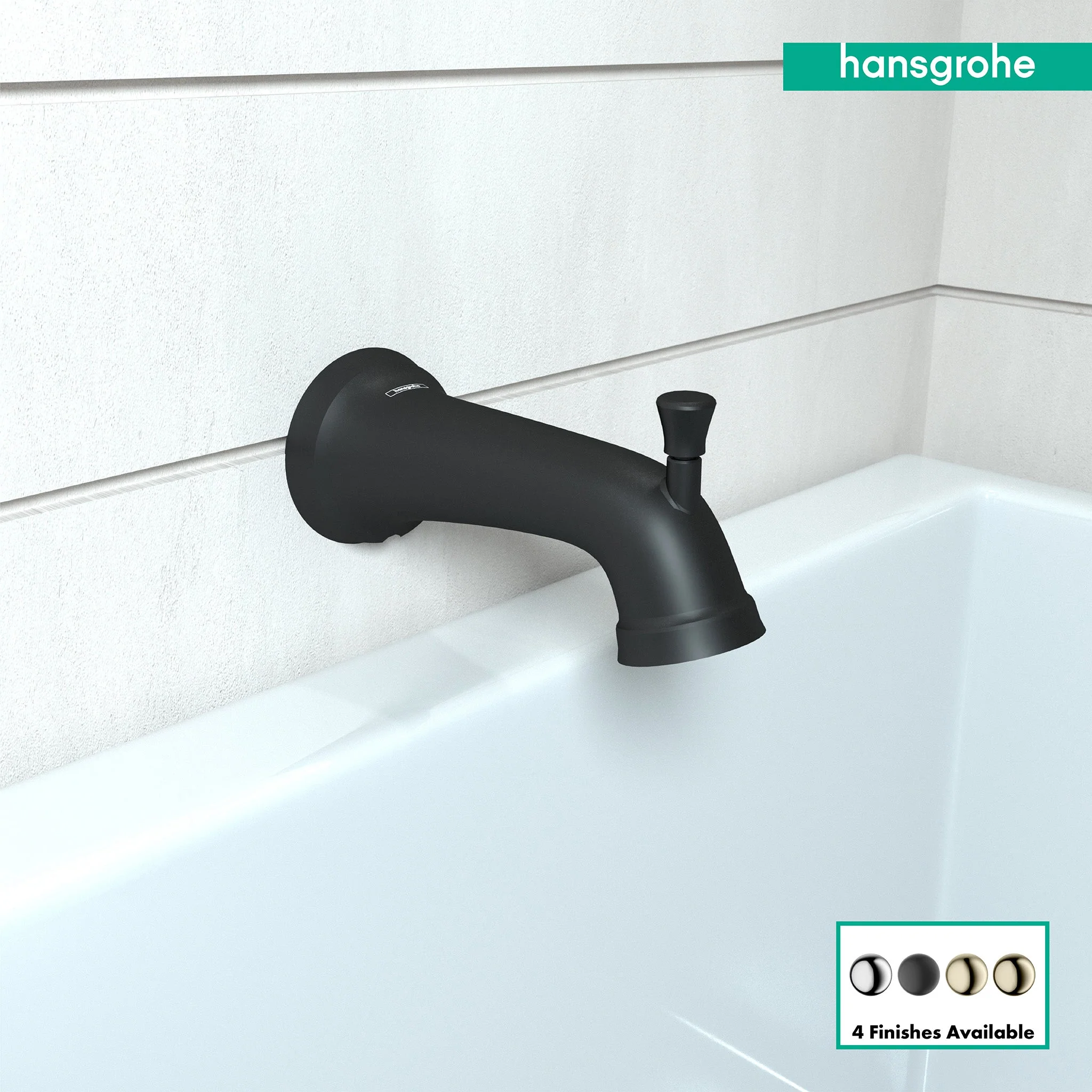 hansgrohe Joleena Tub Spout with Diverter - Image 11