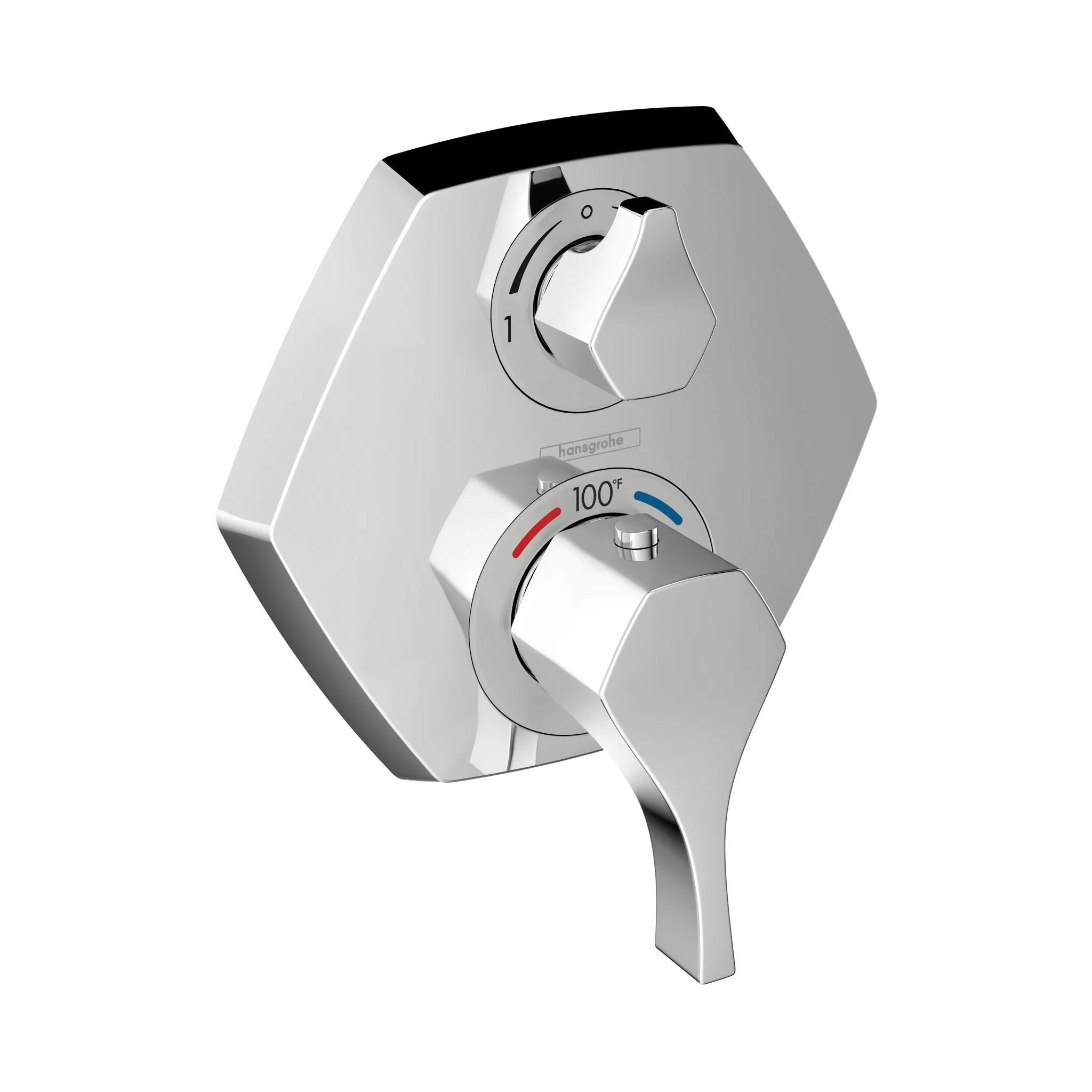 hansgrohe Locarno Thermostatic Trim with Volume Control and Diverter - Image 2