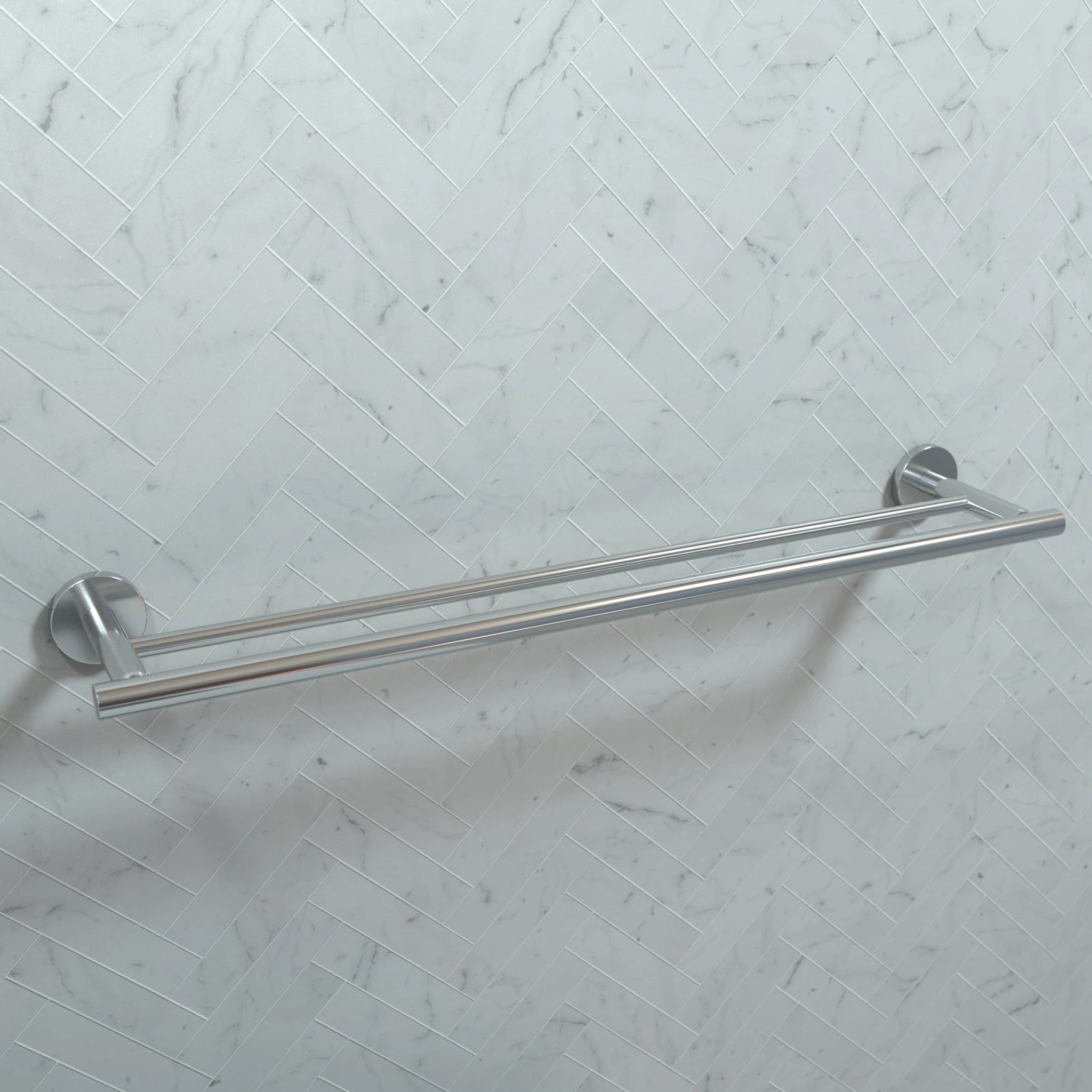 hansgrohe Logis Universal Dual Towel Bar - Image 3