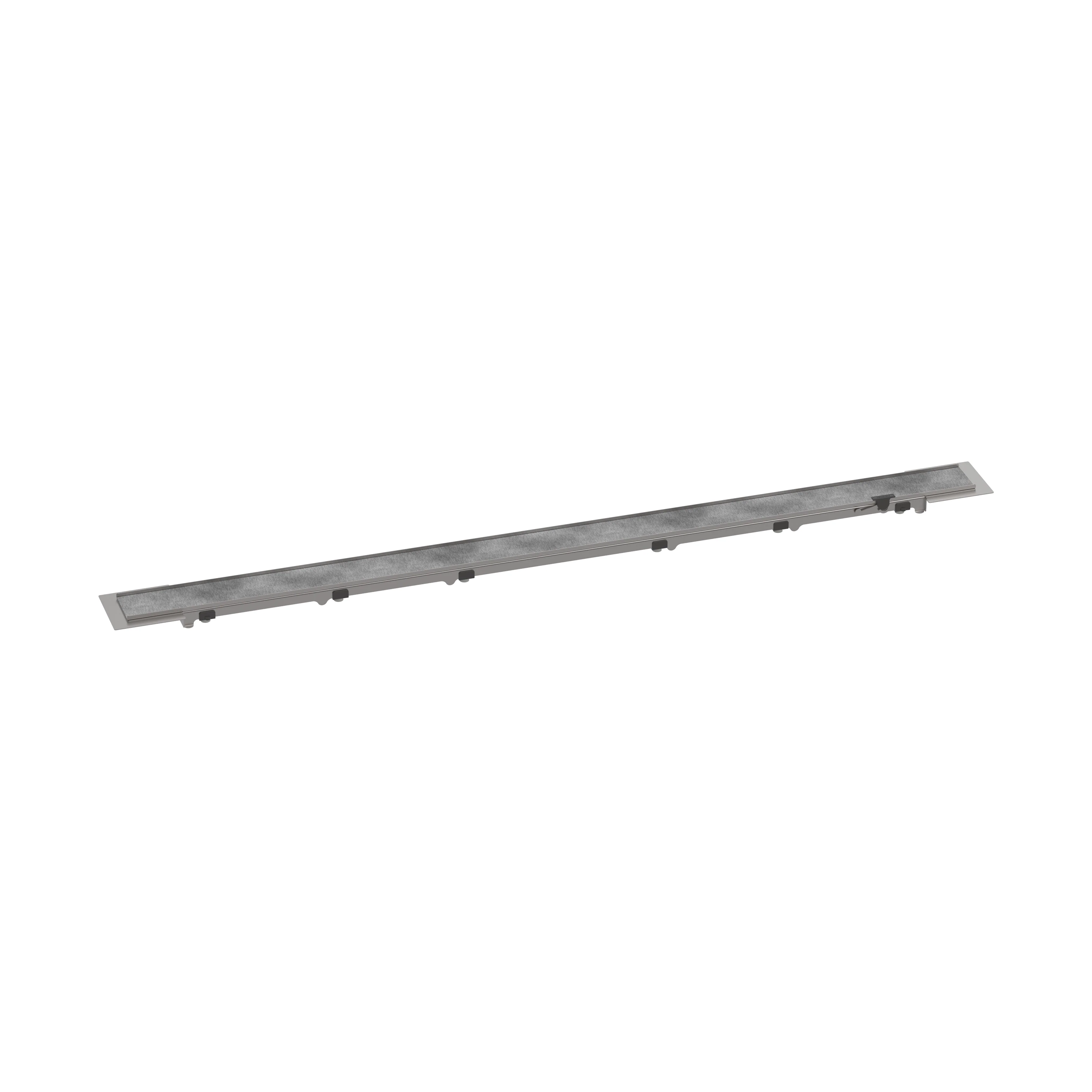 hansgrohe RainDrain Rock Trim Flex 39 3/8" Cut to Size and Tileable