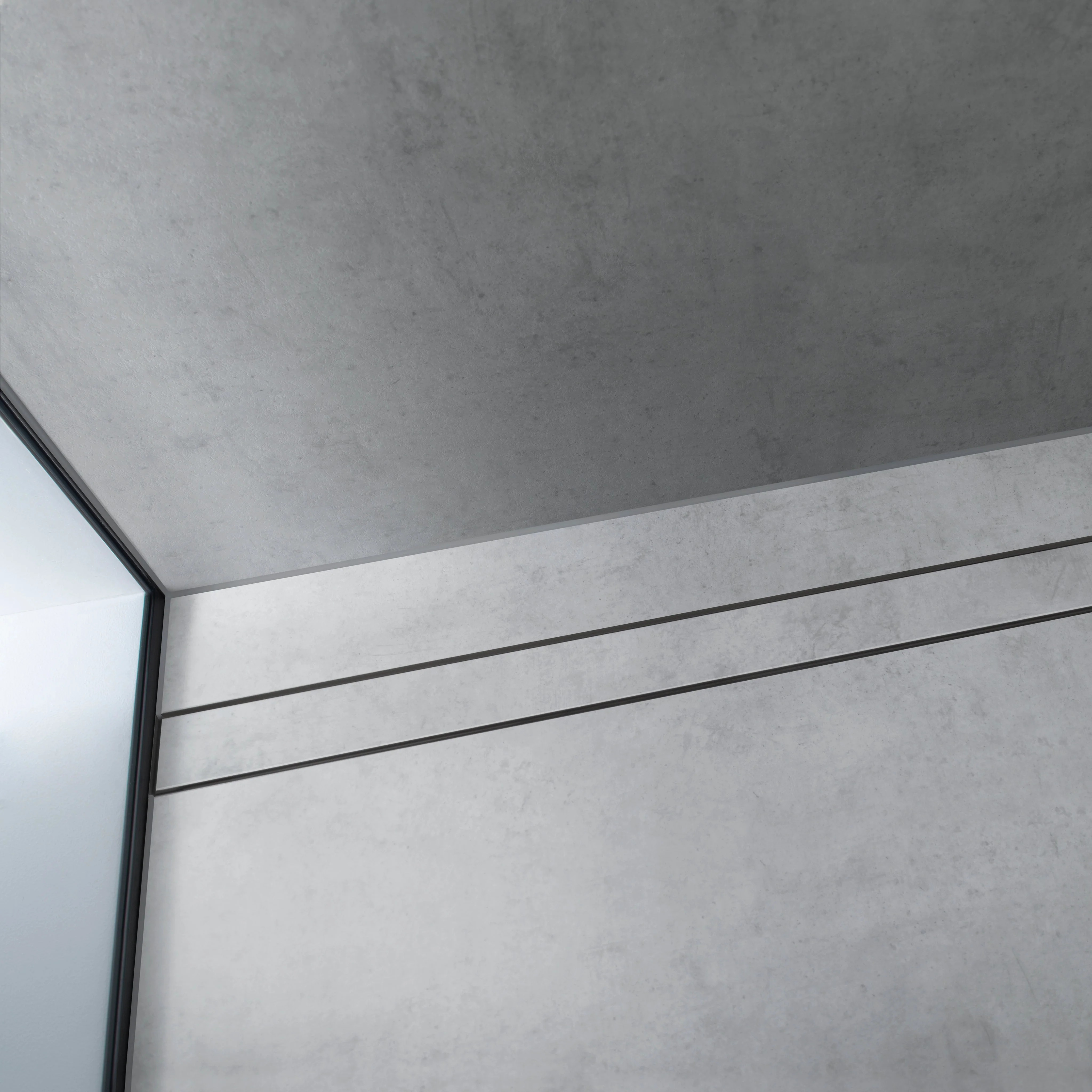 hansgrohe RainDrain Rock Trim Flex 59 1/8" Cut to Size and Tileable - Image 3