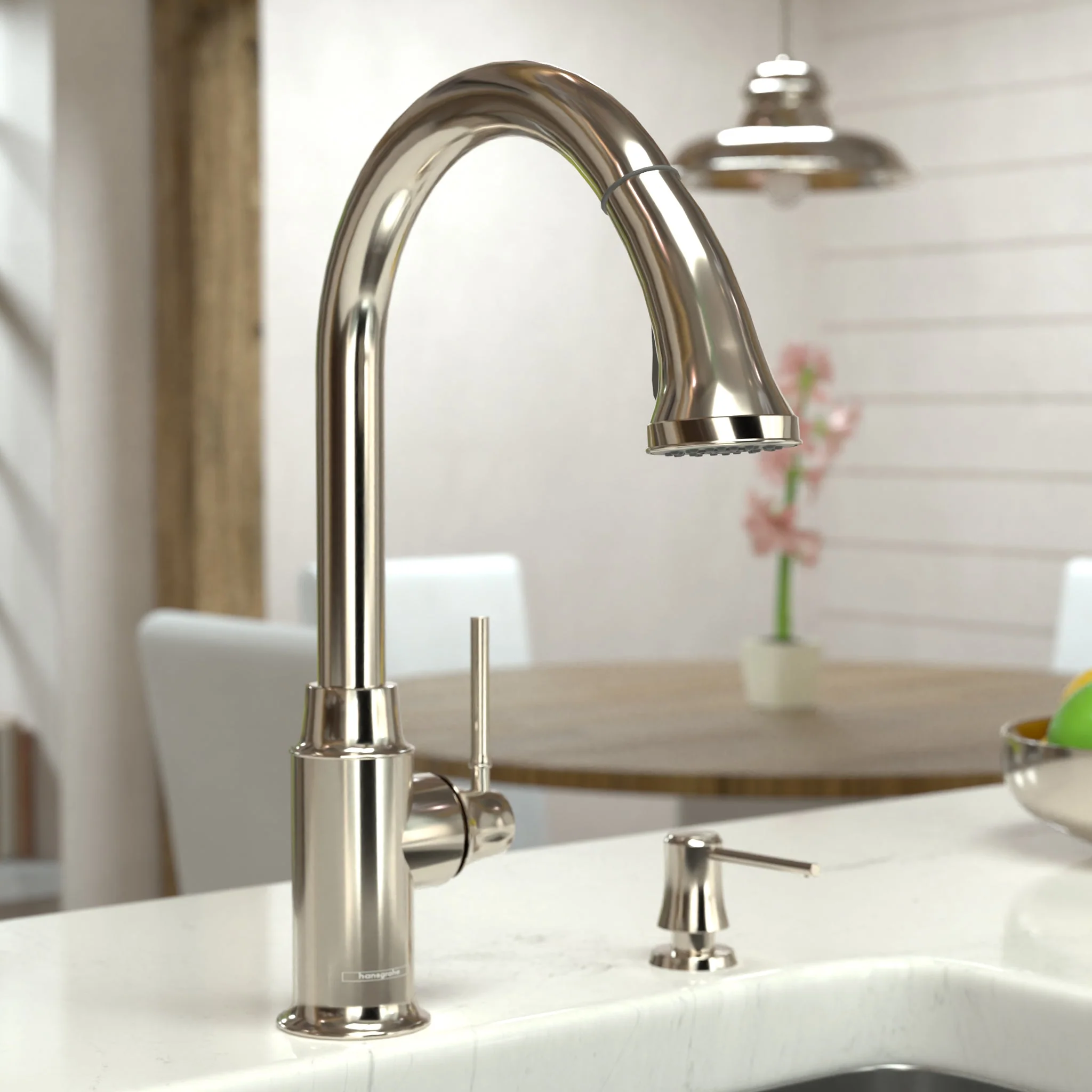 hansgrohe Talis C HighArc Kitchen Faucet, 2-Spray Pull-Down, 1.75 GPM - Image 22