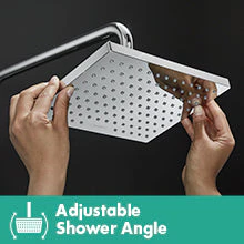 hansgrohe Vernis Blend Showerhead 230 1-Jet, 1.5 GPM - Image 8