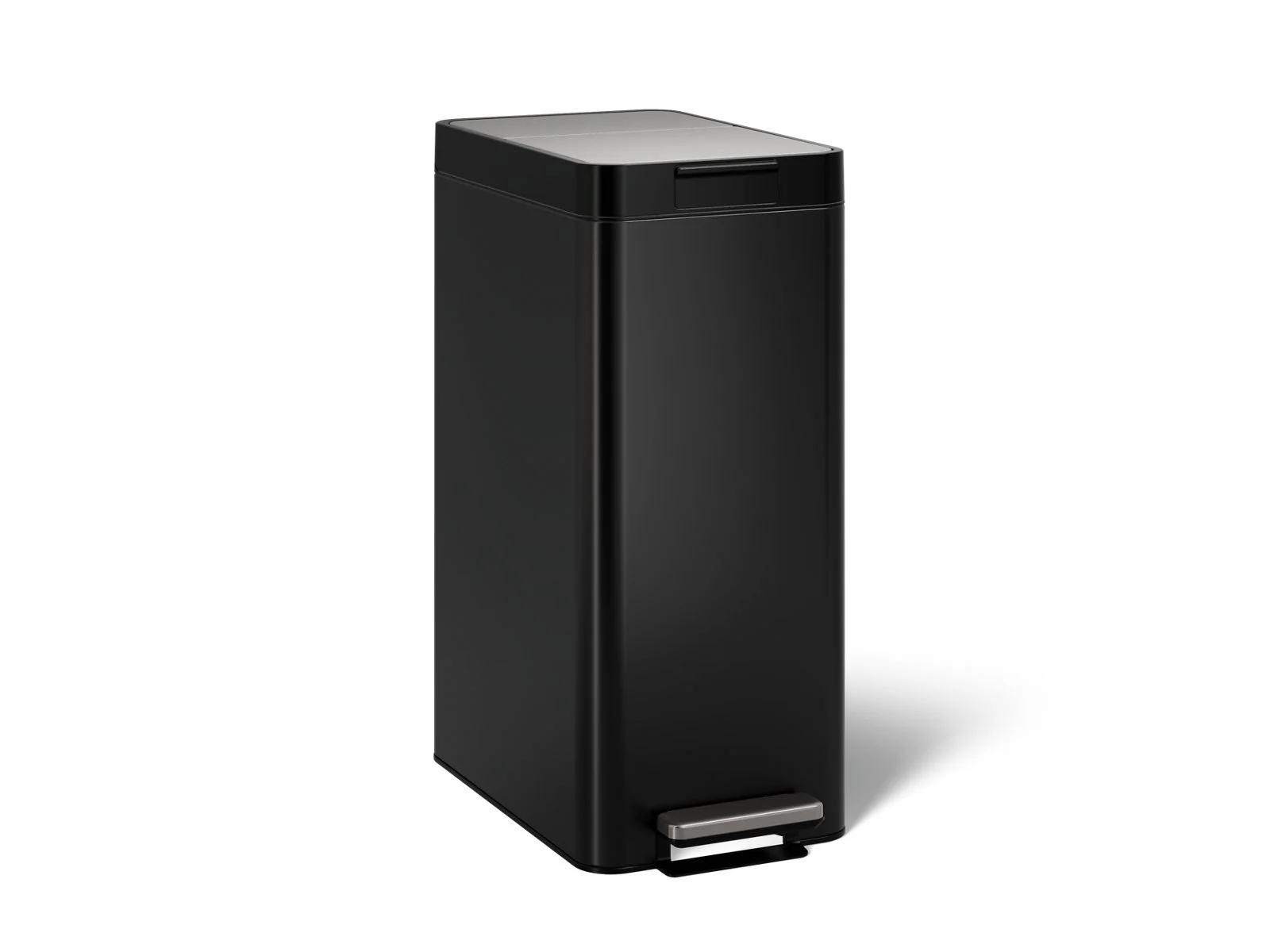 KOHLER K-23826 13-gallon stainless steel slim step trash can with bifold lid - Image 14