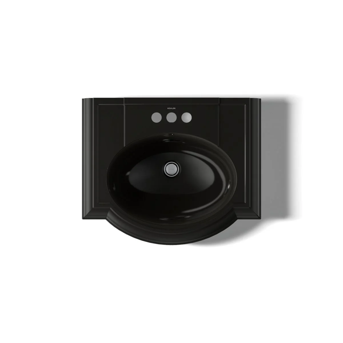 KOHLER 2286-4 Devonshire 24" pedestal bathroom sink with 4" centerset faucet holes - Image 14
