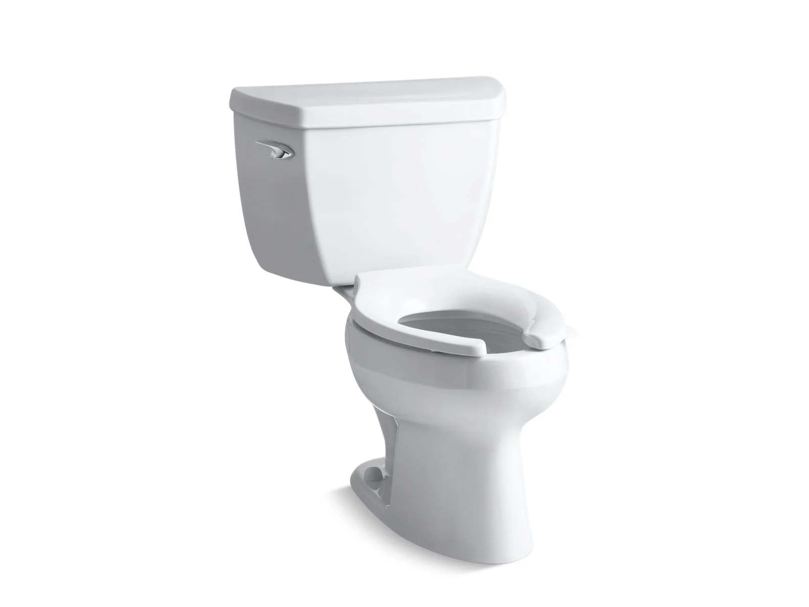 KOHLER 3505-RA Wellworth Classic Two-piece elongated 1.6 gpf toilet with right-hand trip lever, less seat - Image 6