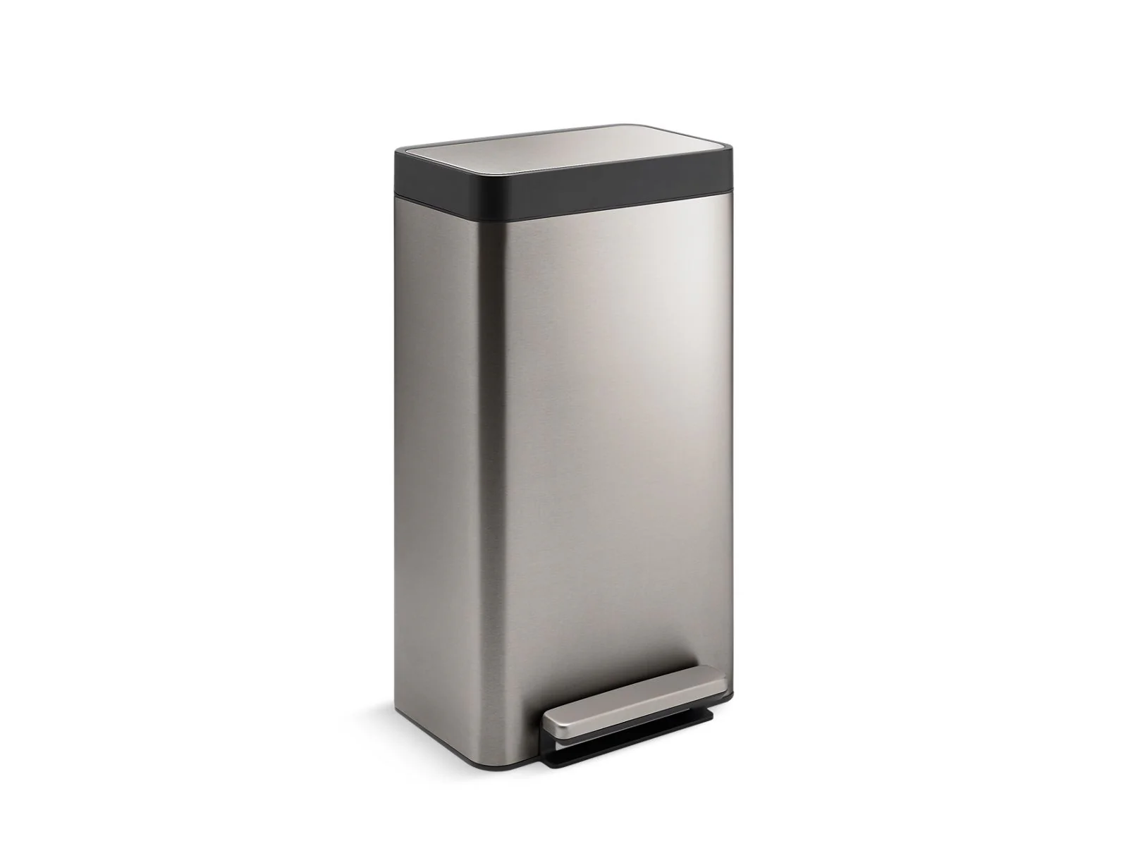 KOHLER K-20941 8-gallon loft stainless steel step trash can - Image 2