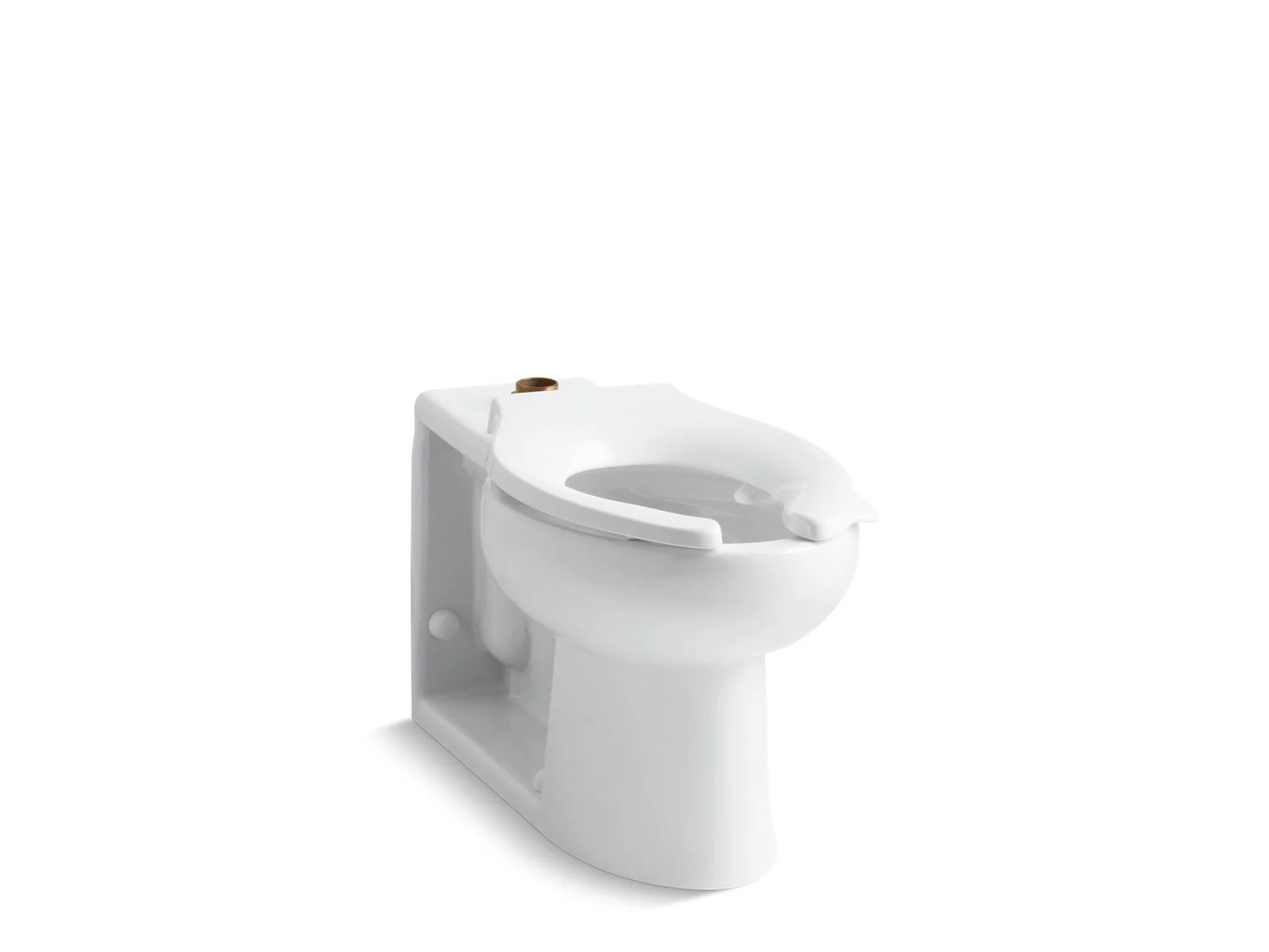 KOHLER K-4386-L Anglesey Floor-mount top spud flushometer bowl with bedpan lugs - Image 2