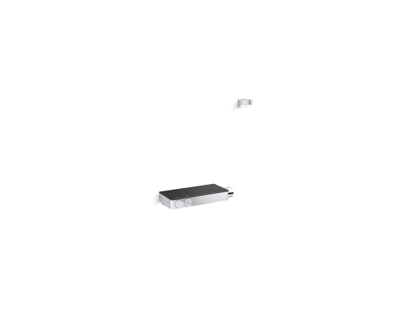 KOHLER K-26335-9 Anthem Two-way exposed thermostatic valve and control panel with integrated handshower holder - Image 8