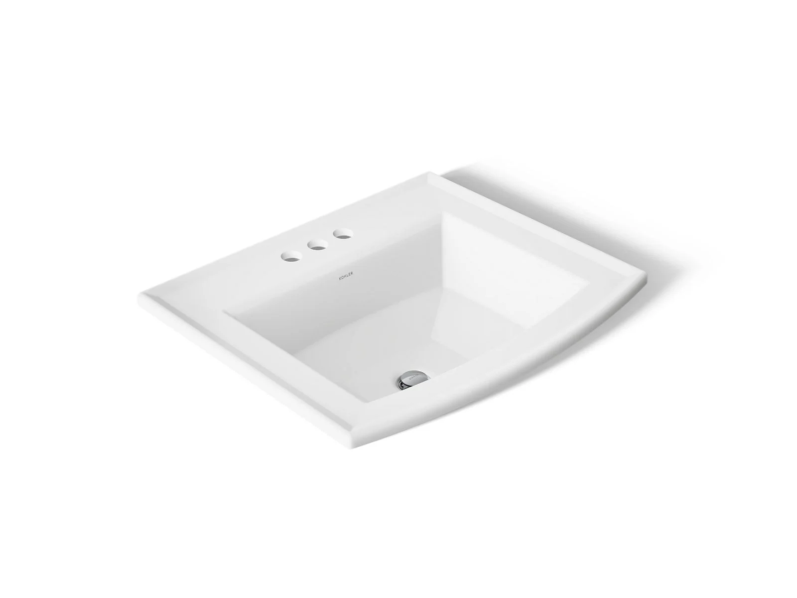 KOHLER Archer 22-3/4" rectangular drop-in bathroom sink - Image 20