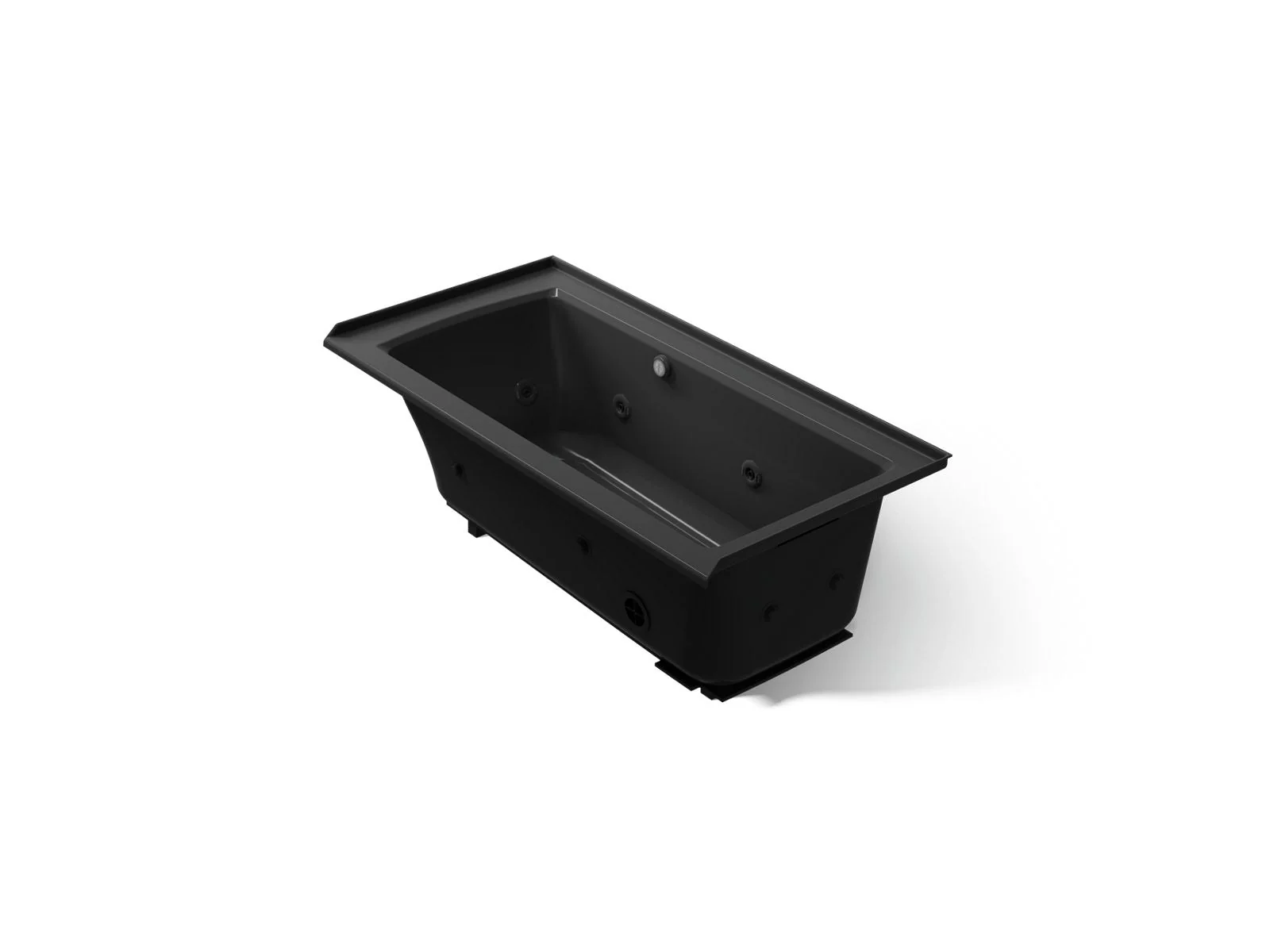 KOHLER K-1947-RW Archer 60" x 30" alcove whirlpool bath with Bask heated surface, right drain - Image 17
