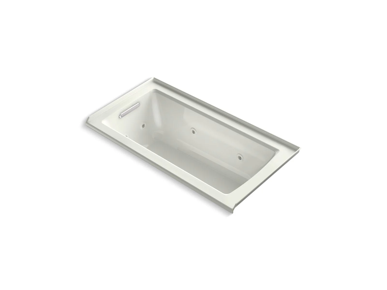 KOHLER K-1947-L Archer 60" x 30" alcove whirlpool bath, left drain - Image 6