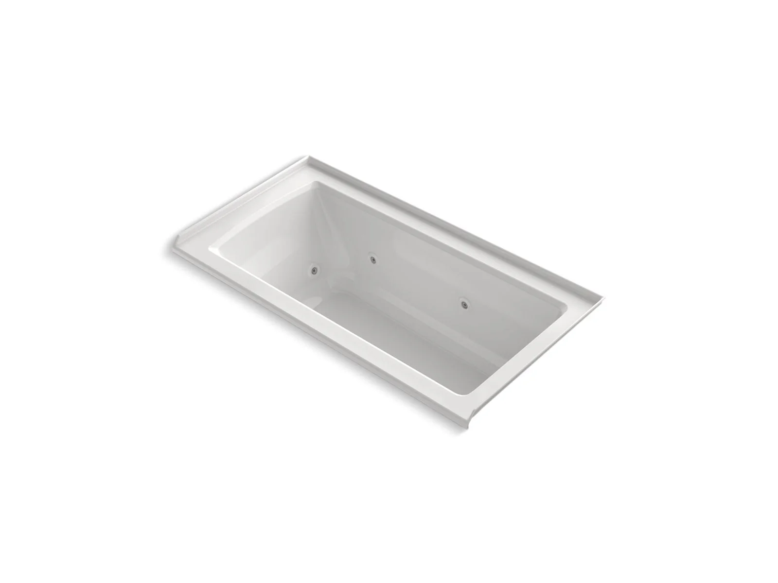 KOHLER K-1947-R Archer 60" x 30" alcove whirlpool bath, right drain