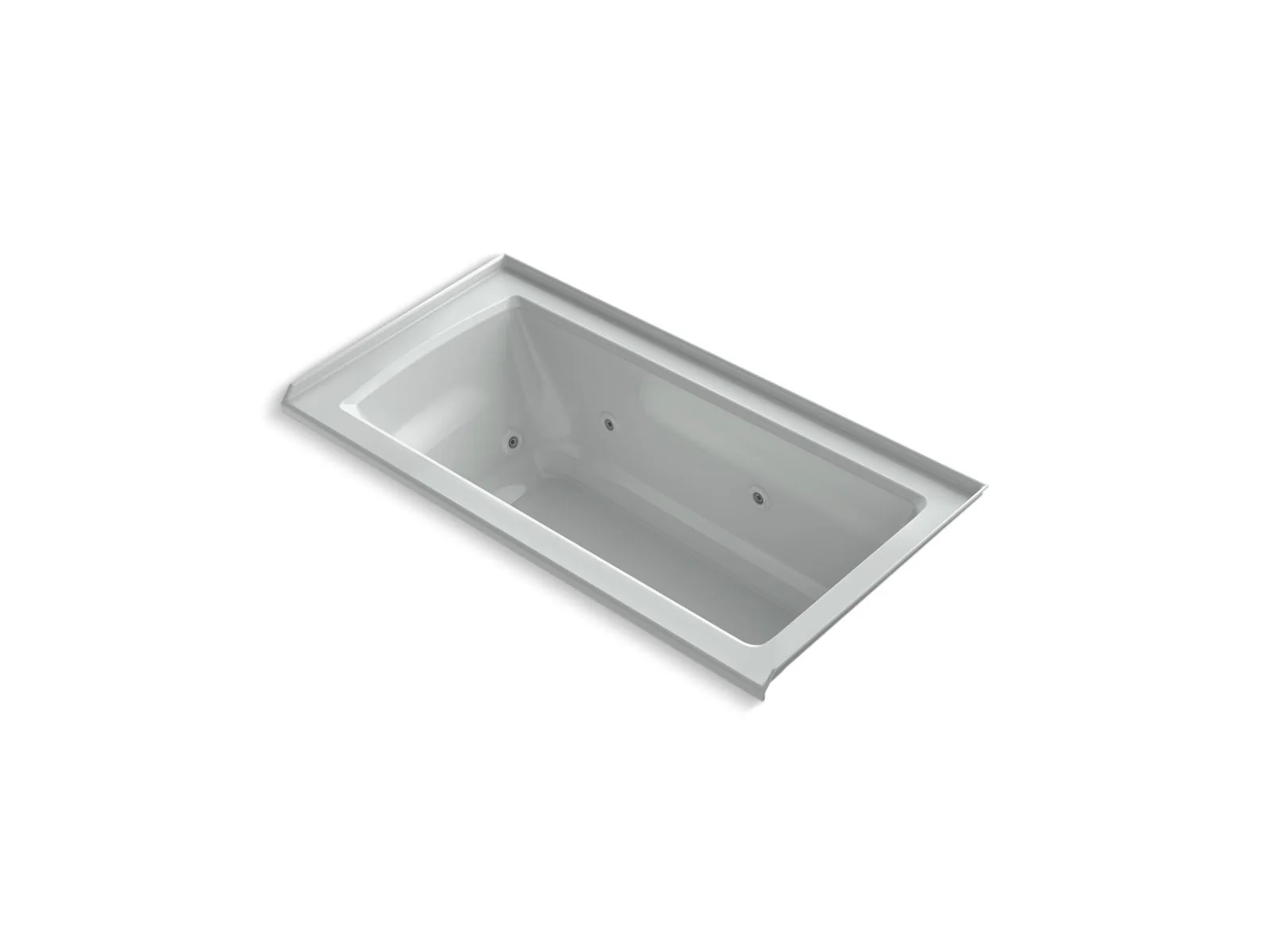 KOHLER K-1947-R Archer 60" x 30" alcove whirlpool bath, right drain - Image 4