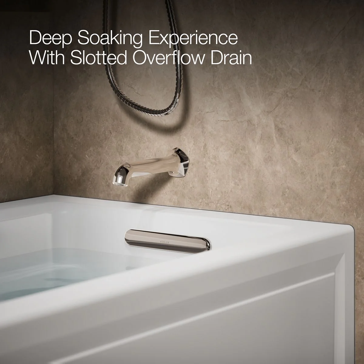 KOHLER K-1122-GHRAW Archer 60" x 32" alcove Heated BubbleMassage air bath with Bask heated surface, right drain - Image 10