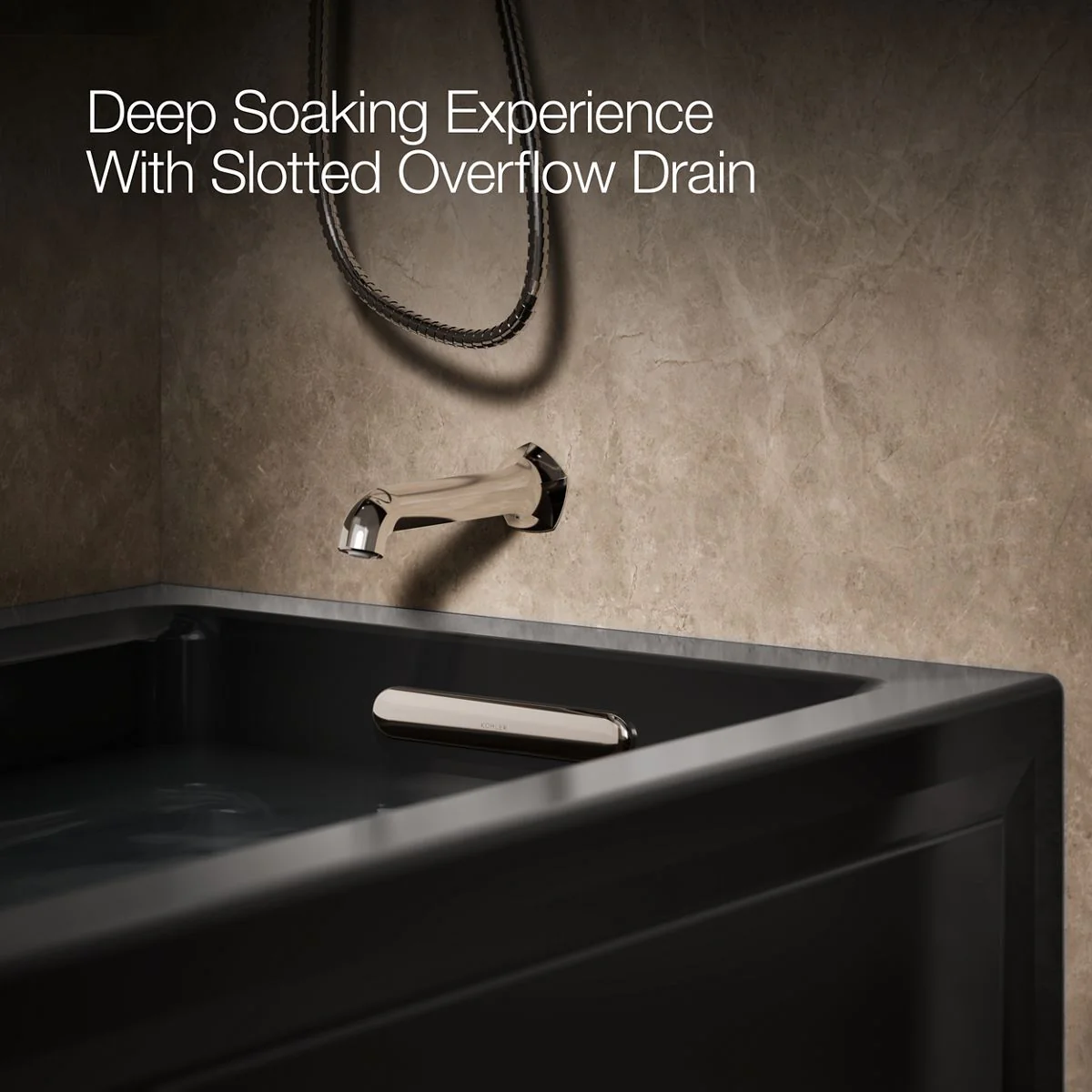 KOHLER K-1122-GHRAW Archer 60" x 32" alcove Heated BubbleMassage air bath with Bask heated surface, right drain - Image 15