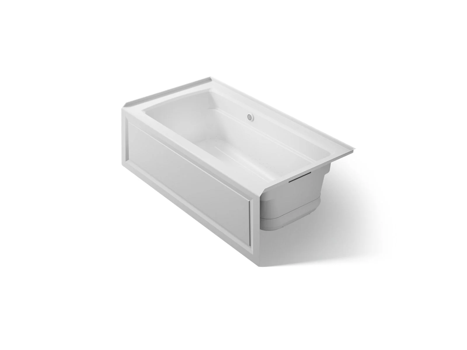 KOHLER K-1122-GHRAW Archer 60" x 32" alcove Heated BubbleMassage air bath with Bask heated surface, right drain - Image 17