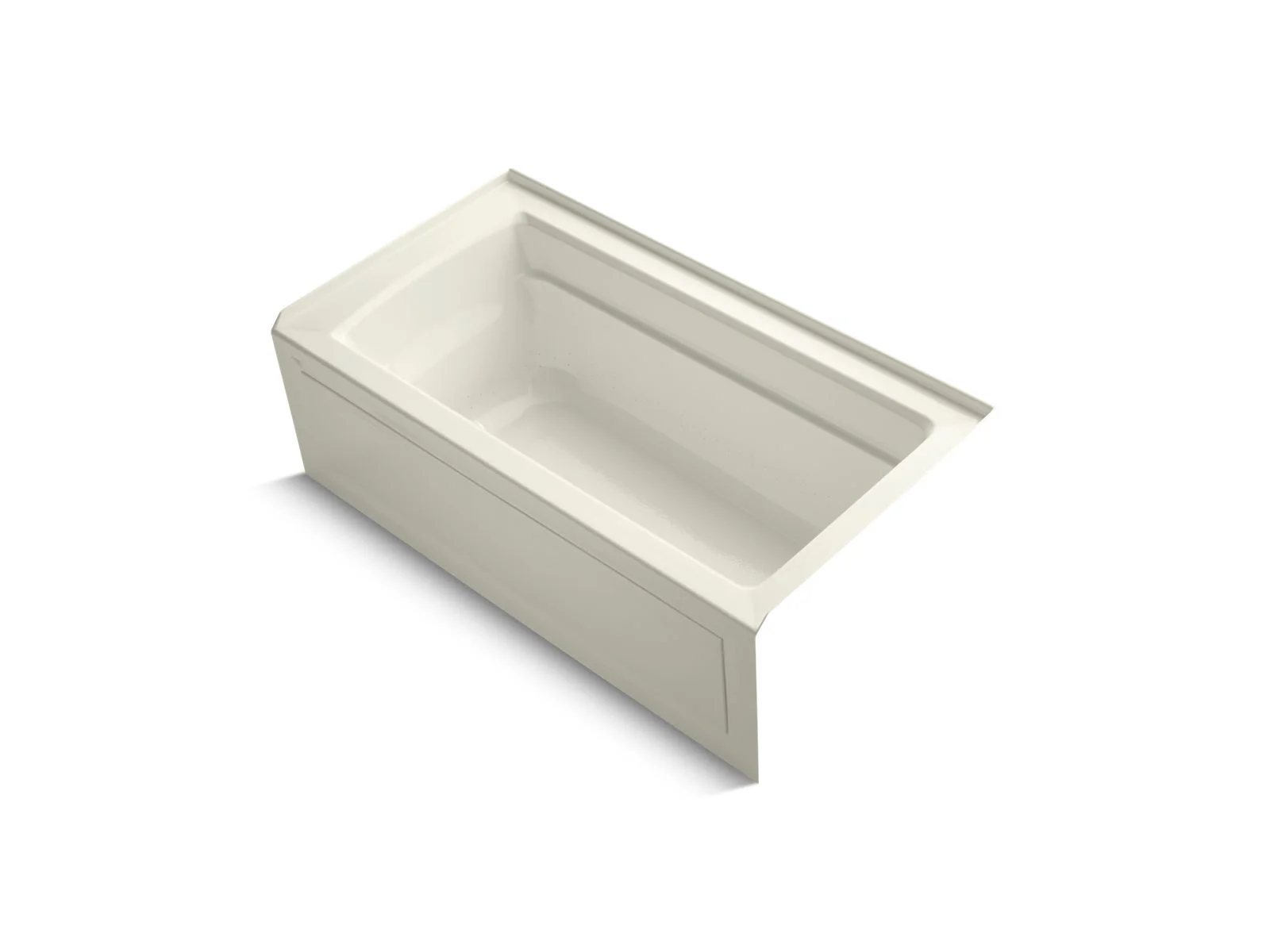 KOHLER K-1122-GHRAW Archer 60" x 32" alcove Heated BubbleMassage air bath with Bask heated surface, right drain - Image 5