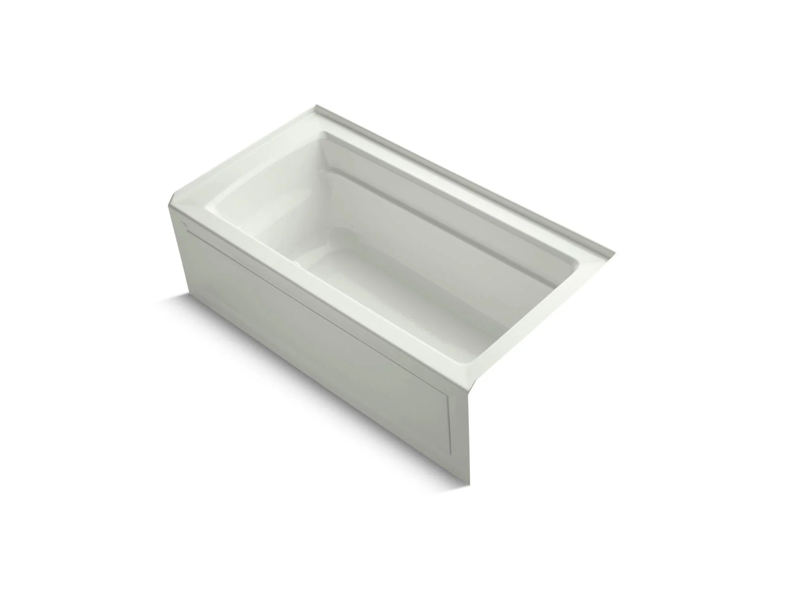 KOHLER K-1122-GHRAW Archer 60" x 32" alcove Heated BubbleMassage air bath with Bask heated surface, right drain - Image 6