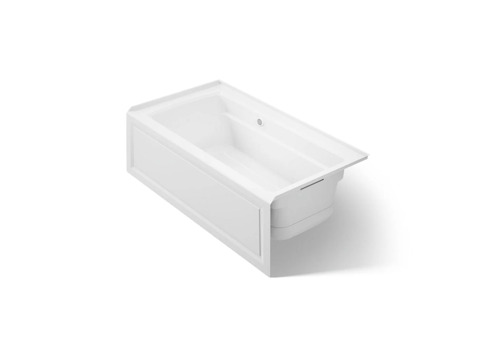 KOHLER K-1122-GHRAW Archer 60" x 32" alcove Heated BubbleMassage air bath with Bask heated surface, right drain - Image 7