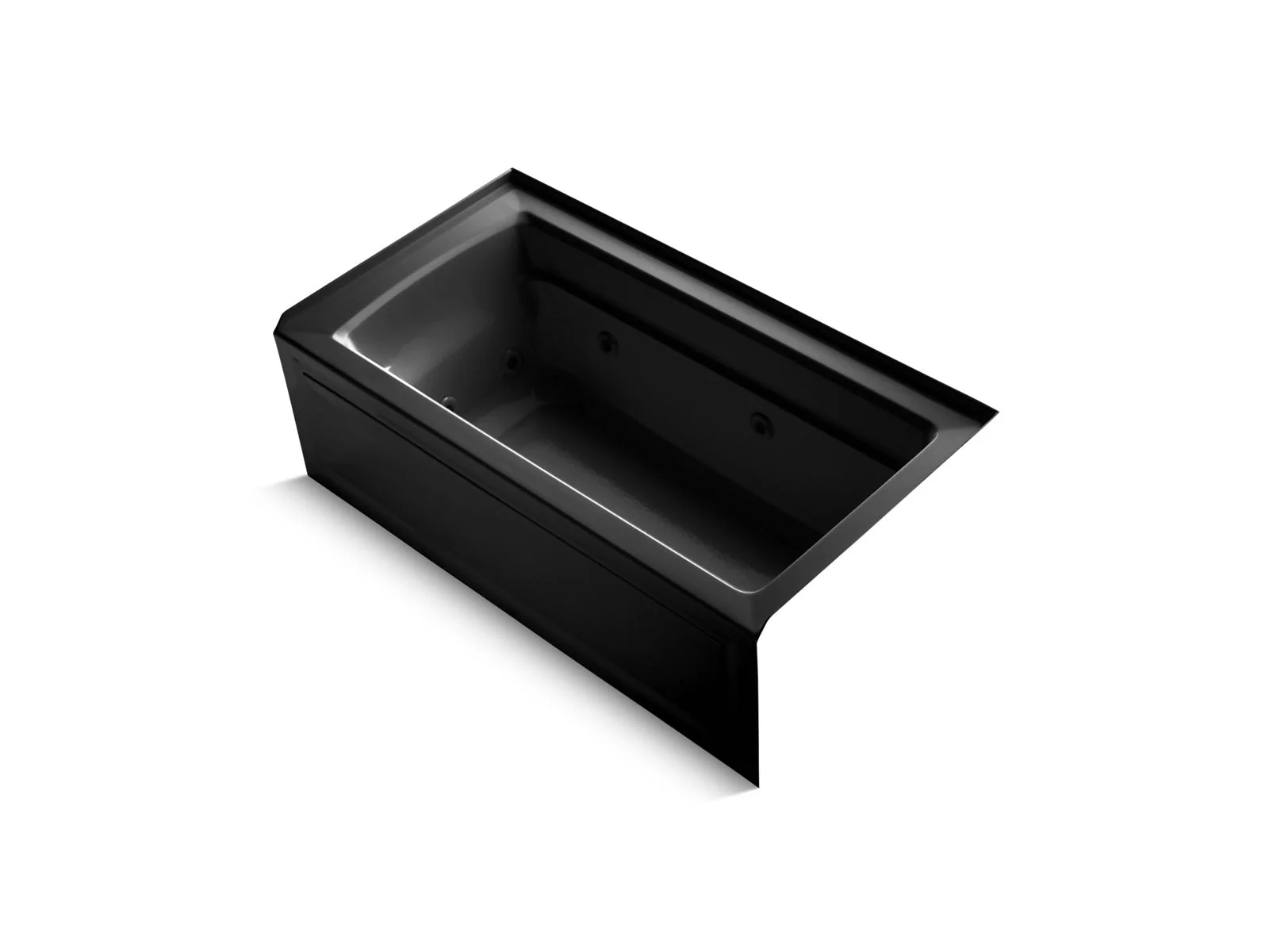 KOHLER K-1122-HR Archer 60" x 32" alcove heated whirlpool bath, right drain - Image 3