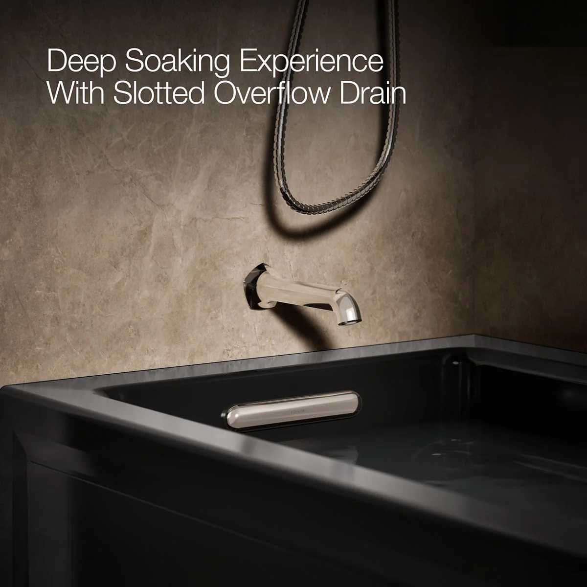 KOHLER K-1949-LAW Archer 66" x 32" alcove whirlpool bath with Bask heated surface, left drain - Image 15