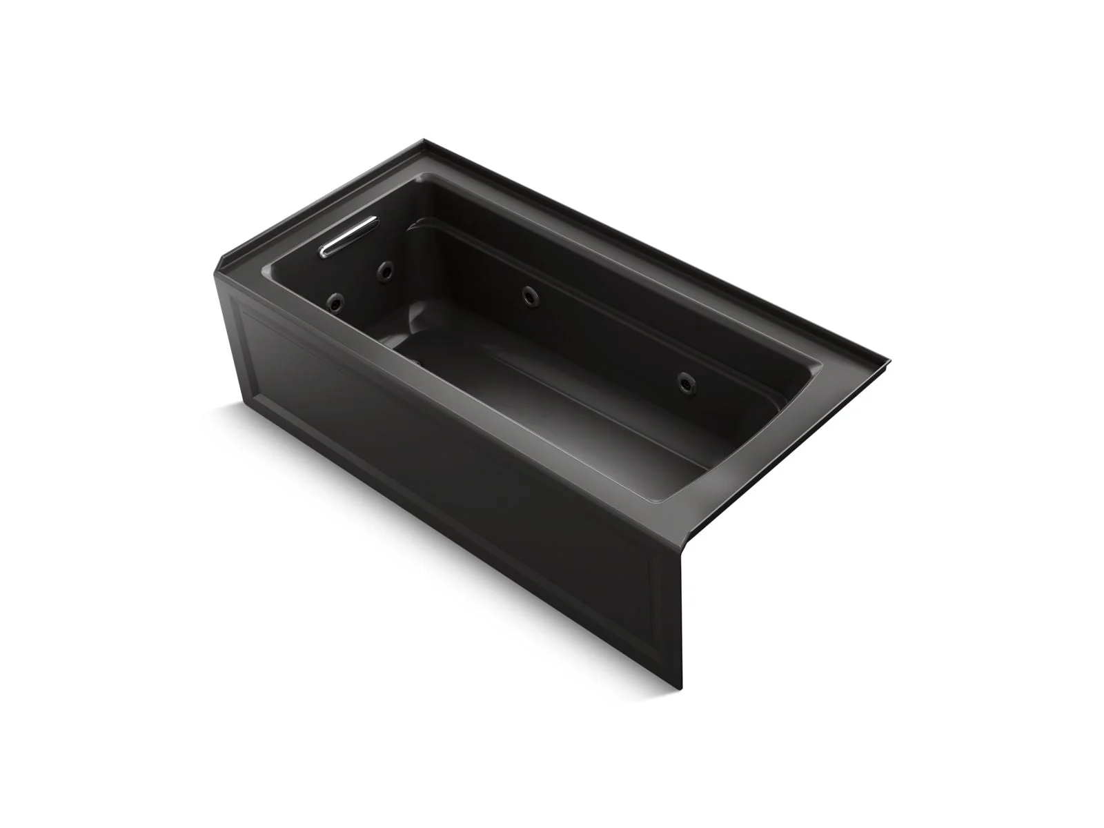 KOHLER K-1949-LAW Archer 66" x 32" alcove whirlpool bath with Bask heated surface, left drain - Image 3