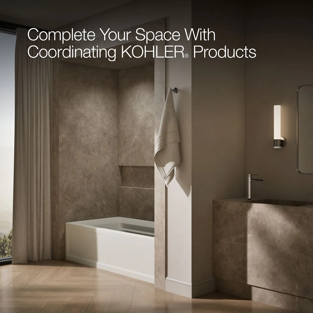 KOHLER K-1125-RA Archer 72" x 36" alcove bath, right drain - Image 11