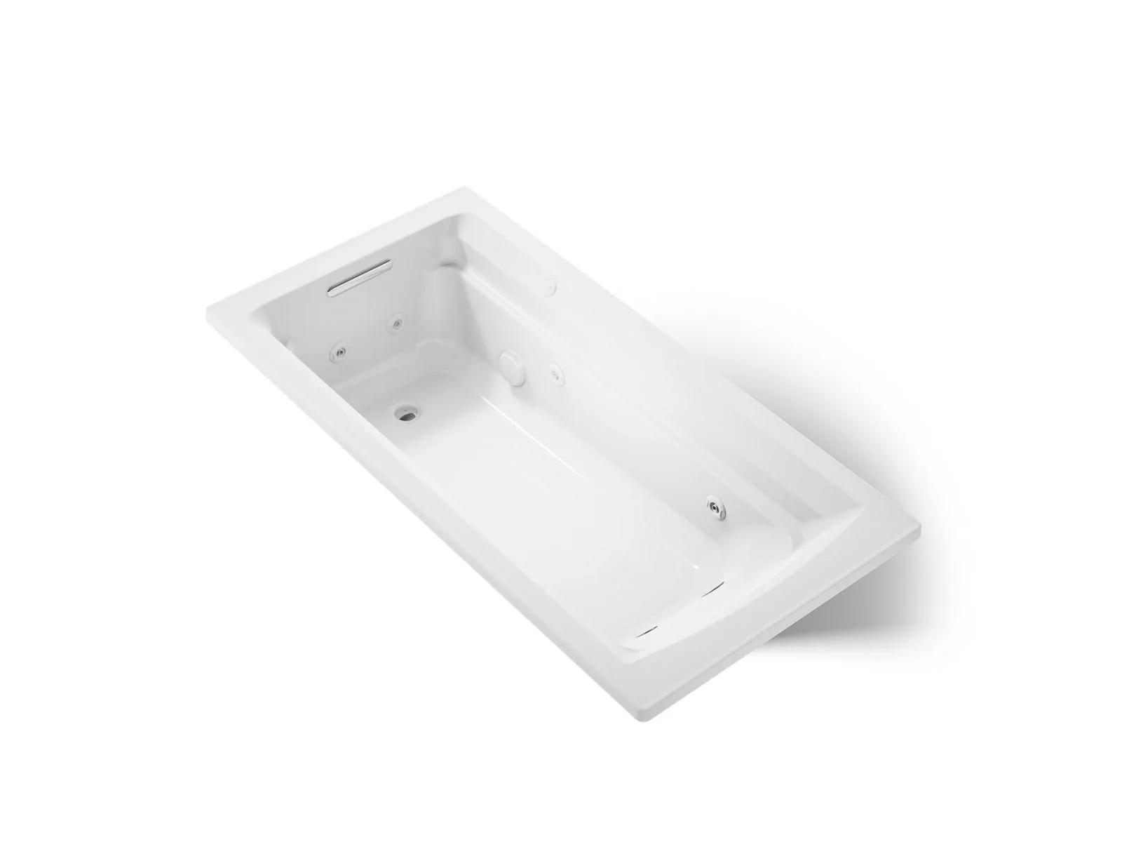 KOHLER K-1124-H Archer 72" x 36" drop-in heated whirlpool bath - Image 22