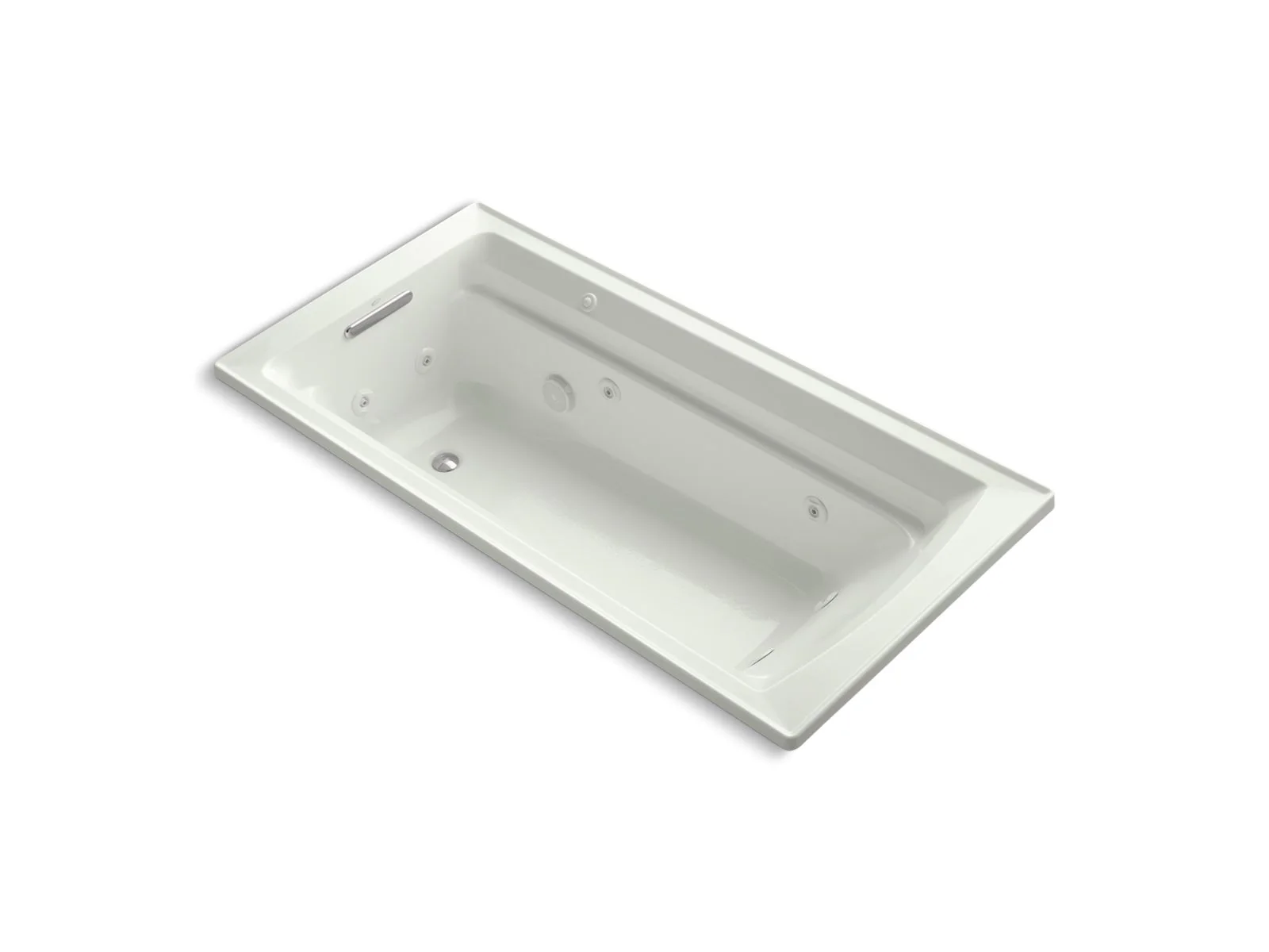 KOHLER K-1124-H Archer 72" x 36" drop-in heated whirlpool bath - Image 6