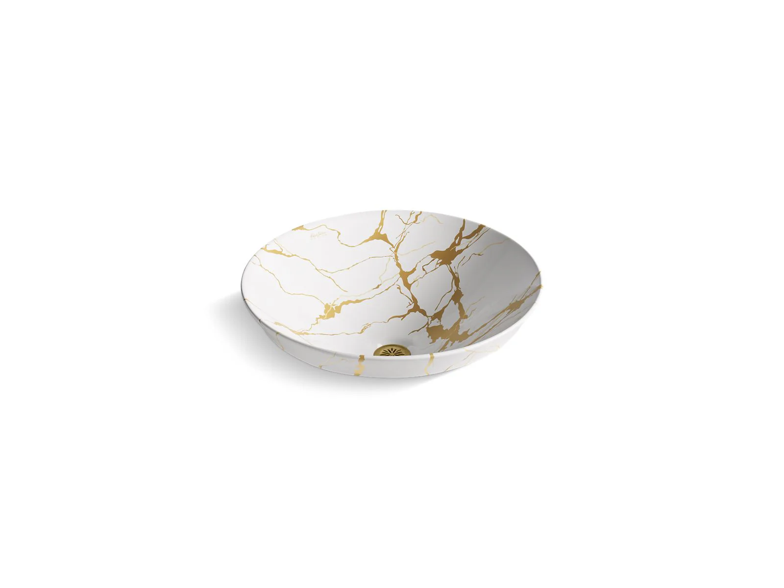 KOHLER K-28039-AUR Aureus 16-3/4" round vessel bathroom sink, no overflow - Image 2