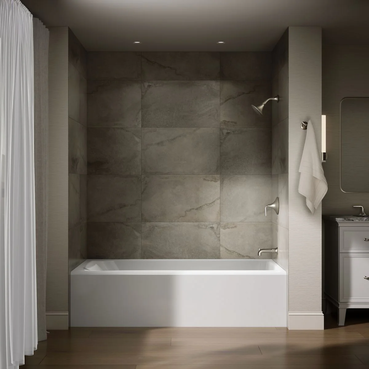 KOHLER K-25834-RA Avec 72" x 36" alcove bath, right drain - Image 11