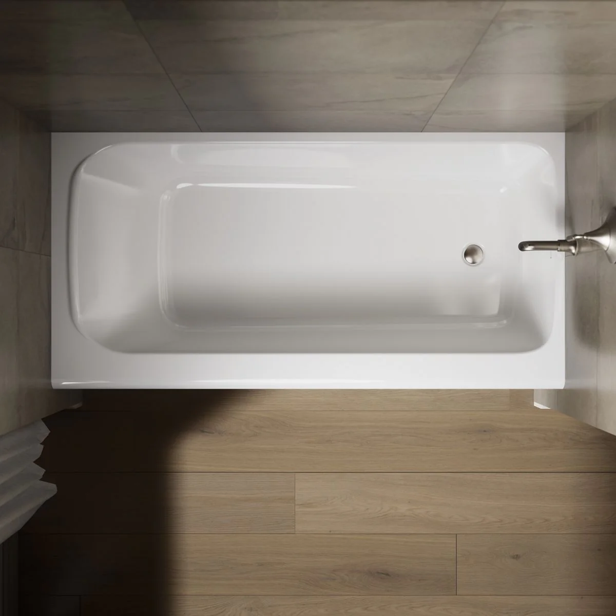KOHLER K-25834-RA Avec 72" x 36" alcove bath, right drain - Image 12