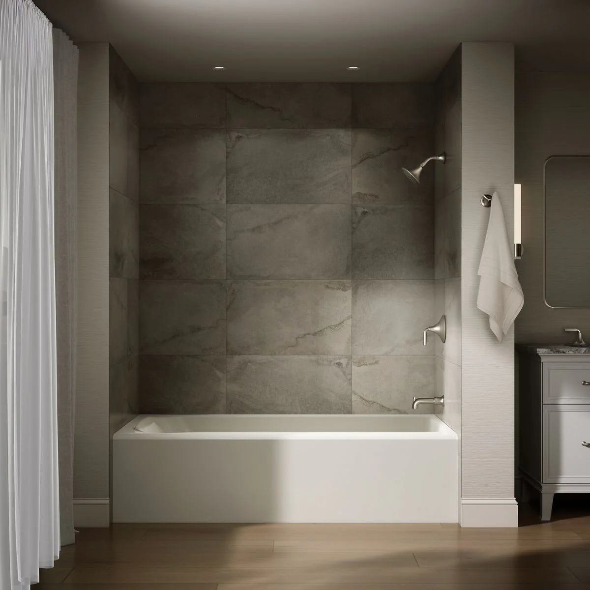 KOHLER K-25834-RA Avec 72" x 36" alcove bath, right drain - Image 6