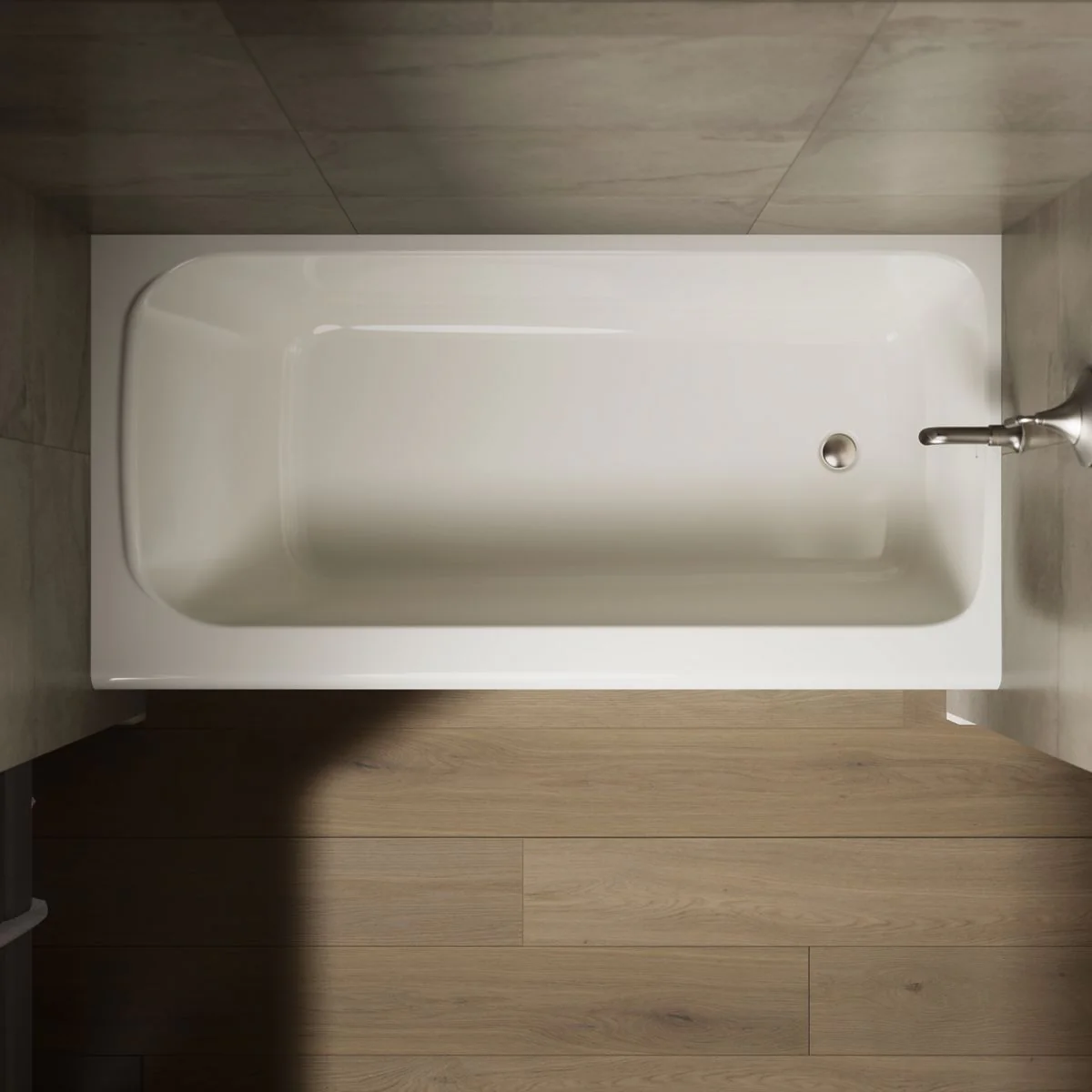 KOHLER K-25834-RA Avec 72" x 36" alcove bath, right drain - Image 7