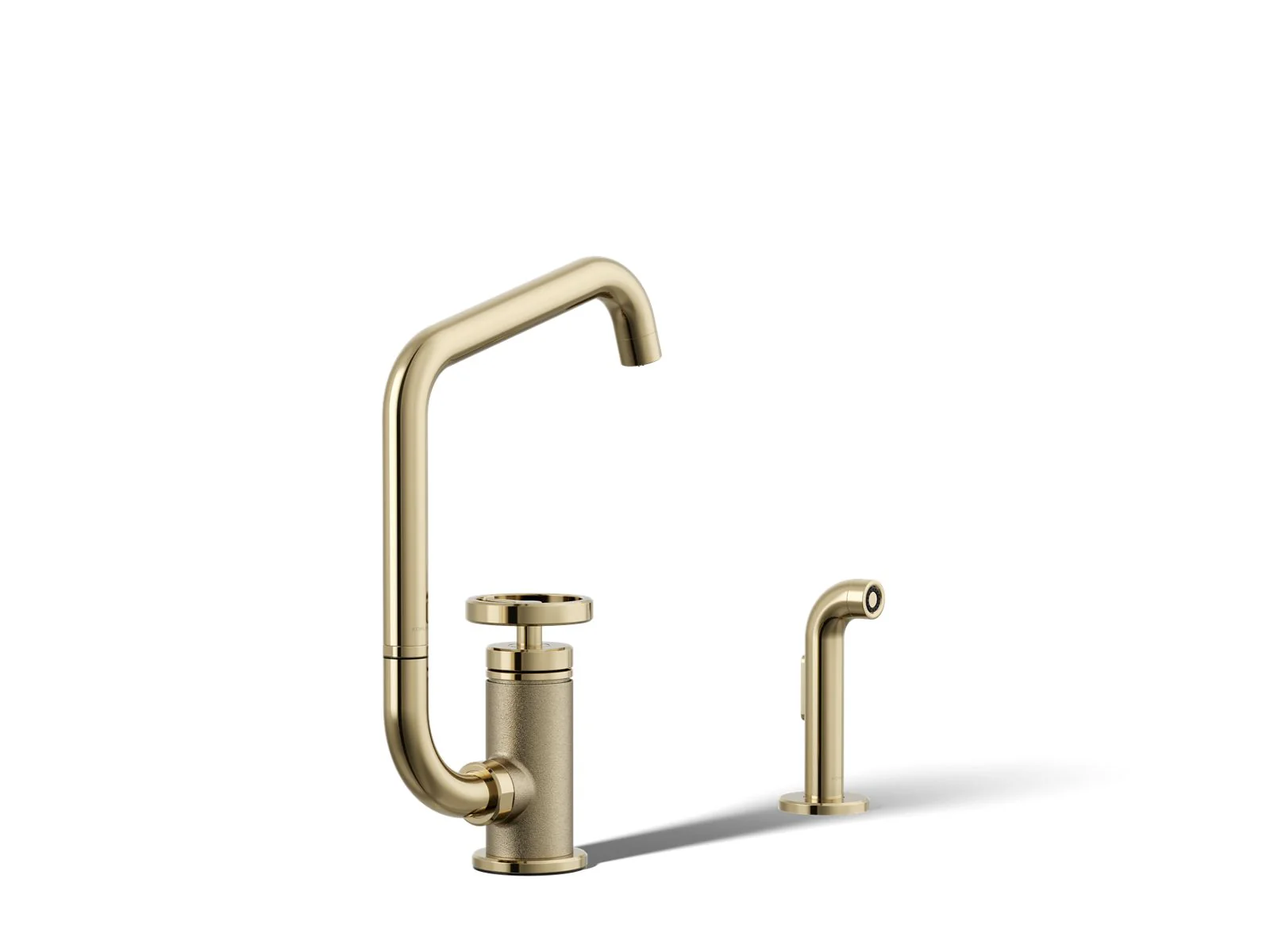 KOHLER K-28667-9 Billet Single-handle bar sink faucet with two-function extended-reach spout and side sprayer - Image 15