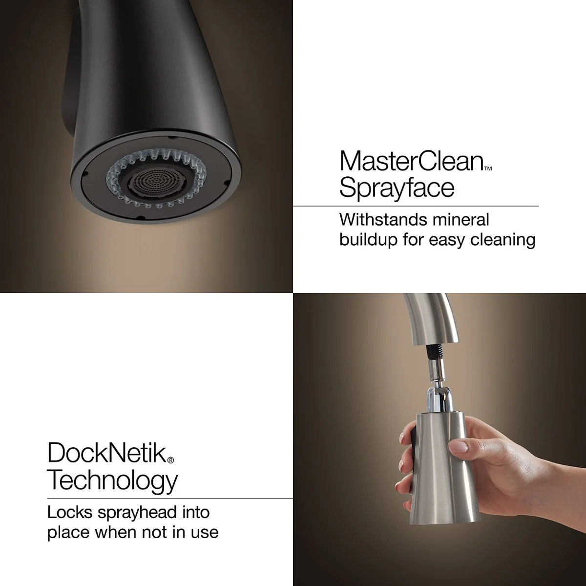 KOHLER K-28670-3RT2 Billet Touchless pull-down kitchen sink faucet with two-function sprayhead - Image 52