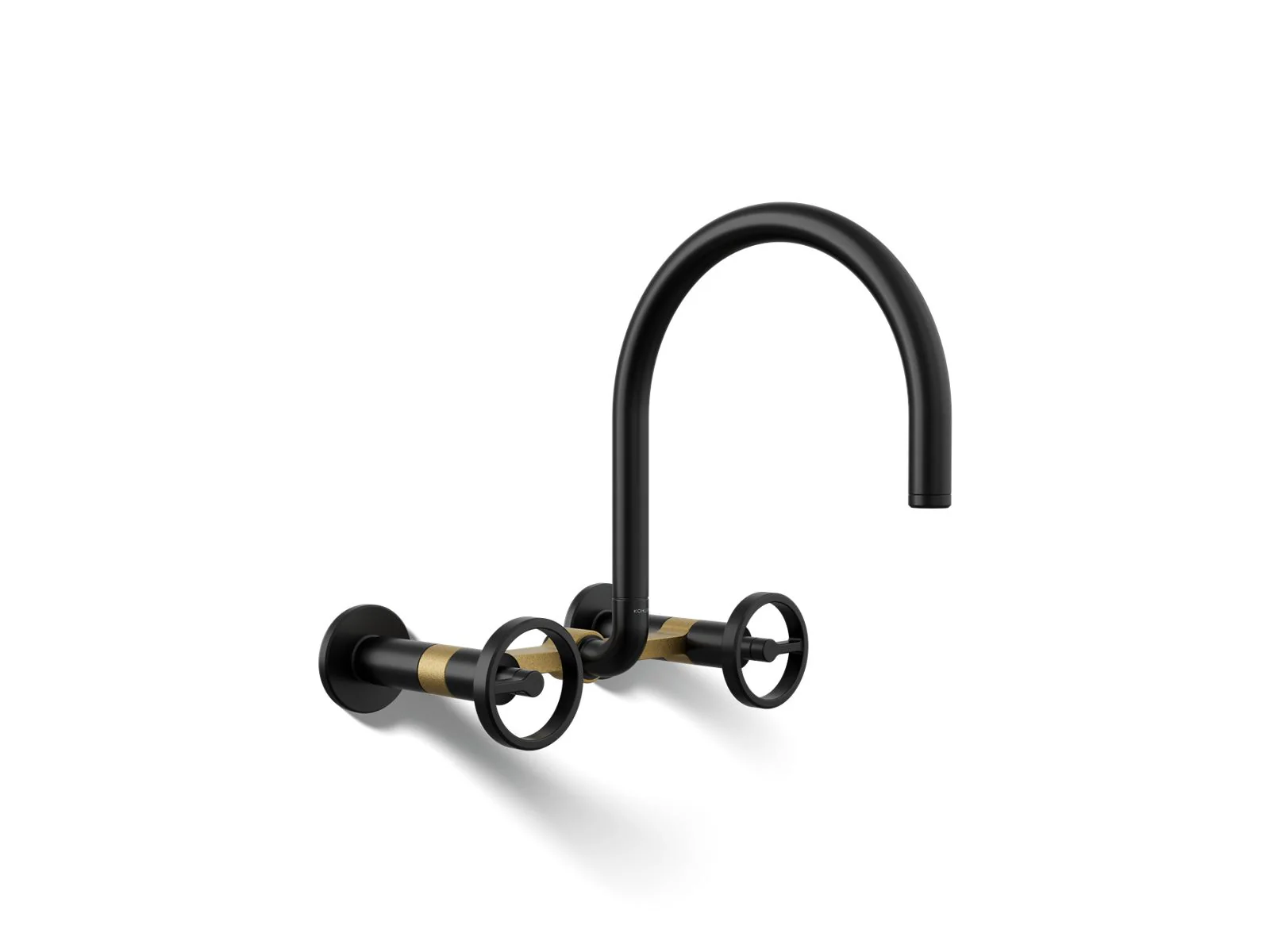 KOHLER K-28672-9 Billet Two-hole wall-mount bridge kitchen sink faucet - Image 4