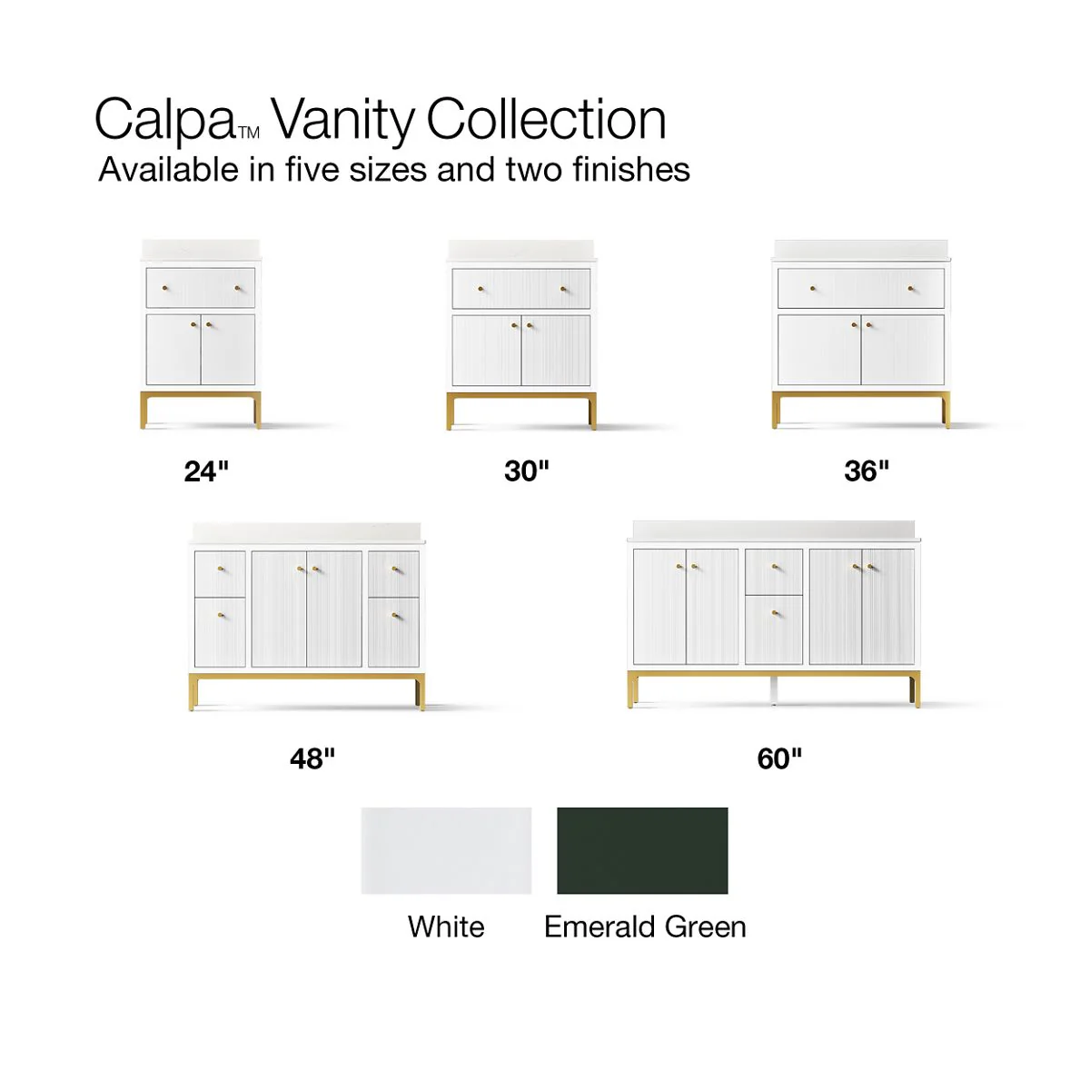 KOHLER K-38008 Calpa 30" bathroom vanity cabinet with sink and quartz top - Image 6