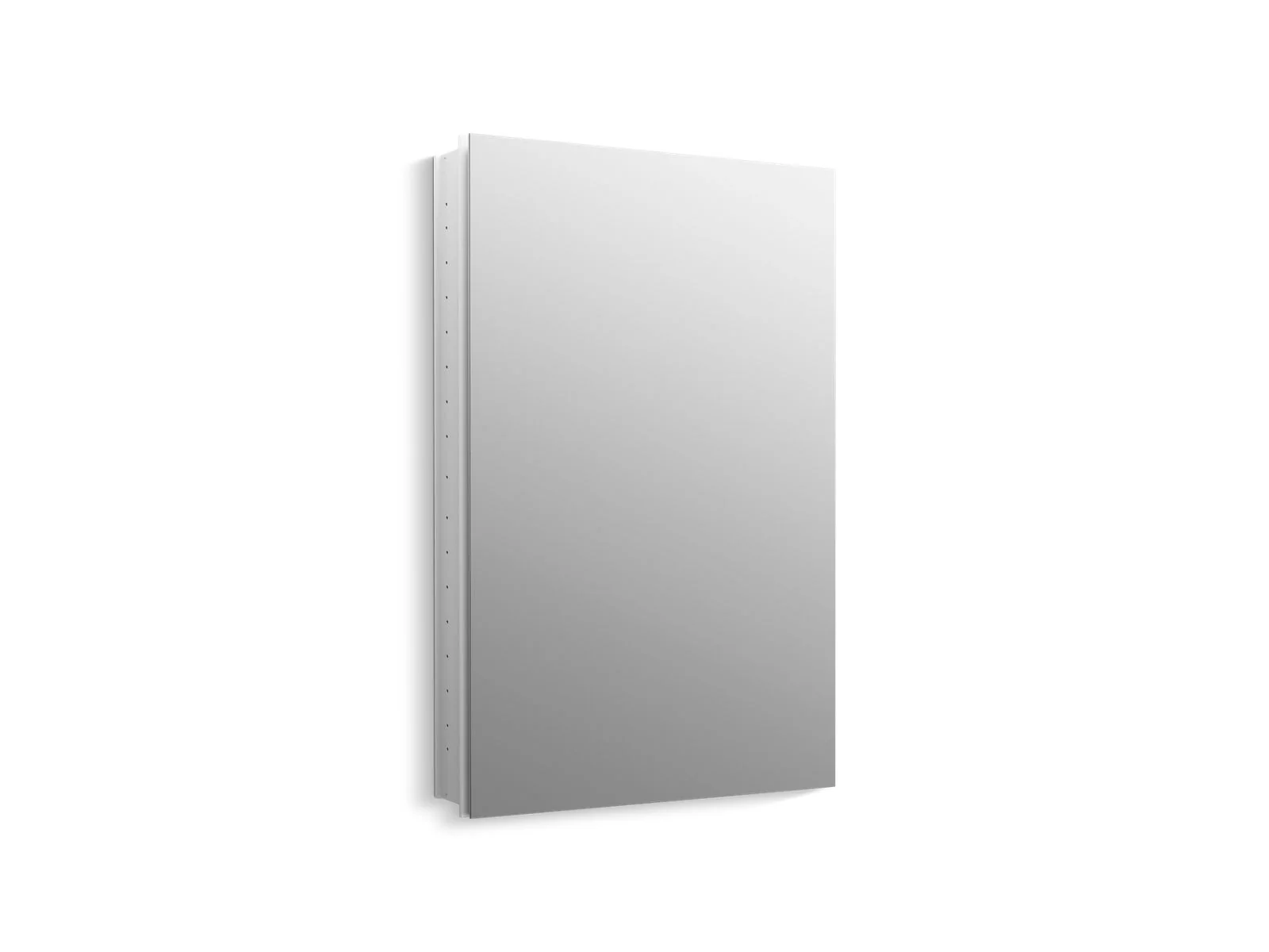 KOHLER K-2943-PG Catalan 24-1/8" W x 36-1/8" H aluminum single-door medicine cabinet with 170 degree hinge - Image 2