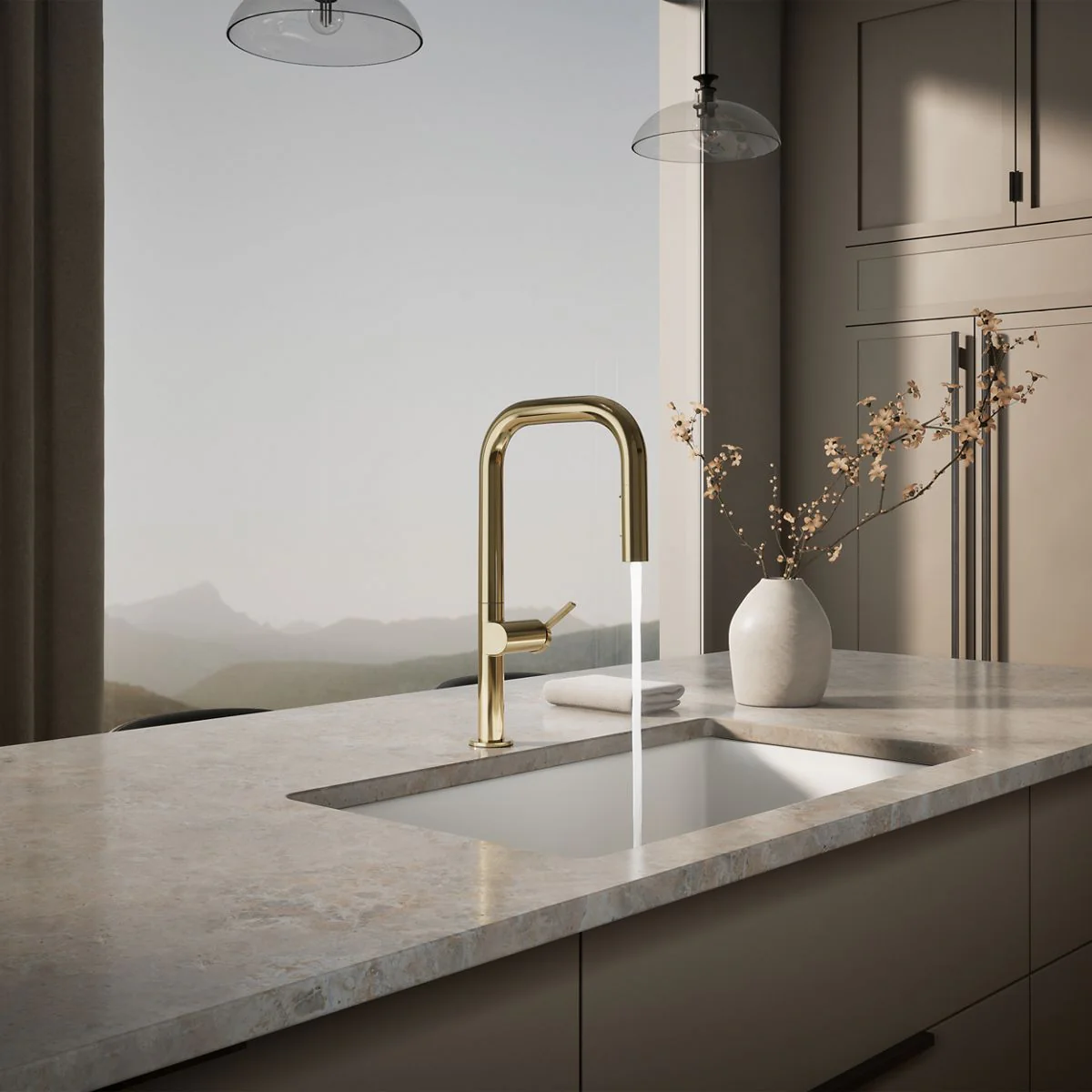 KOHLER K-28269 Components Pull-down kitchen sink faucet with two-function sprayhead - Image 17